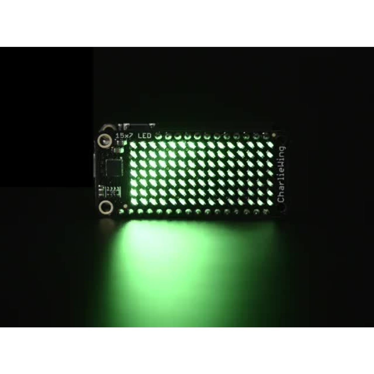 Adafruit 15x7 CharliePlexed LED Matrix Display FeatherWing Module with Warm White LEDs