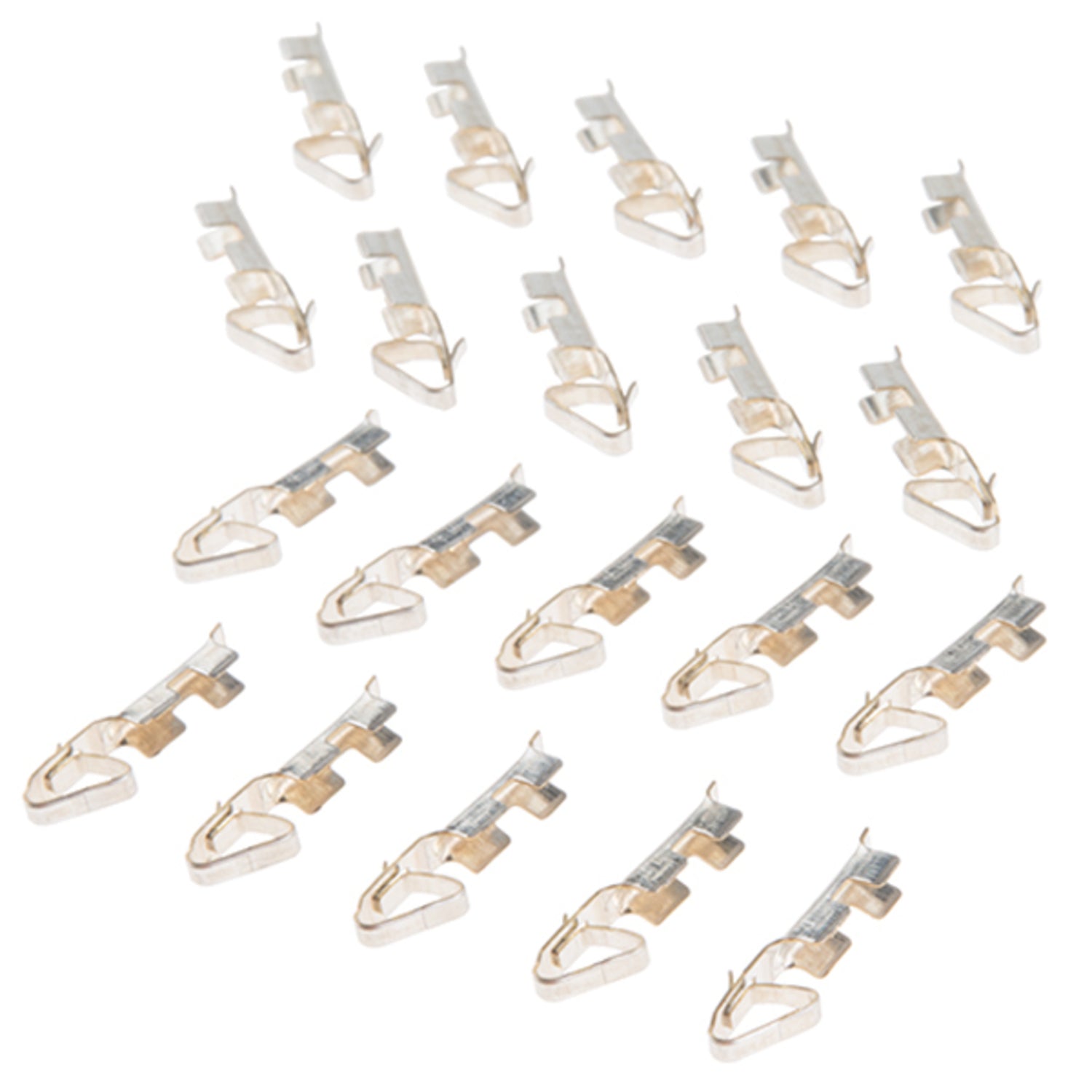 20-Piece Crimp Pins for Polarized Connectors in PCB Projects