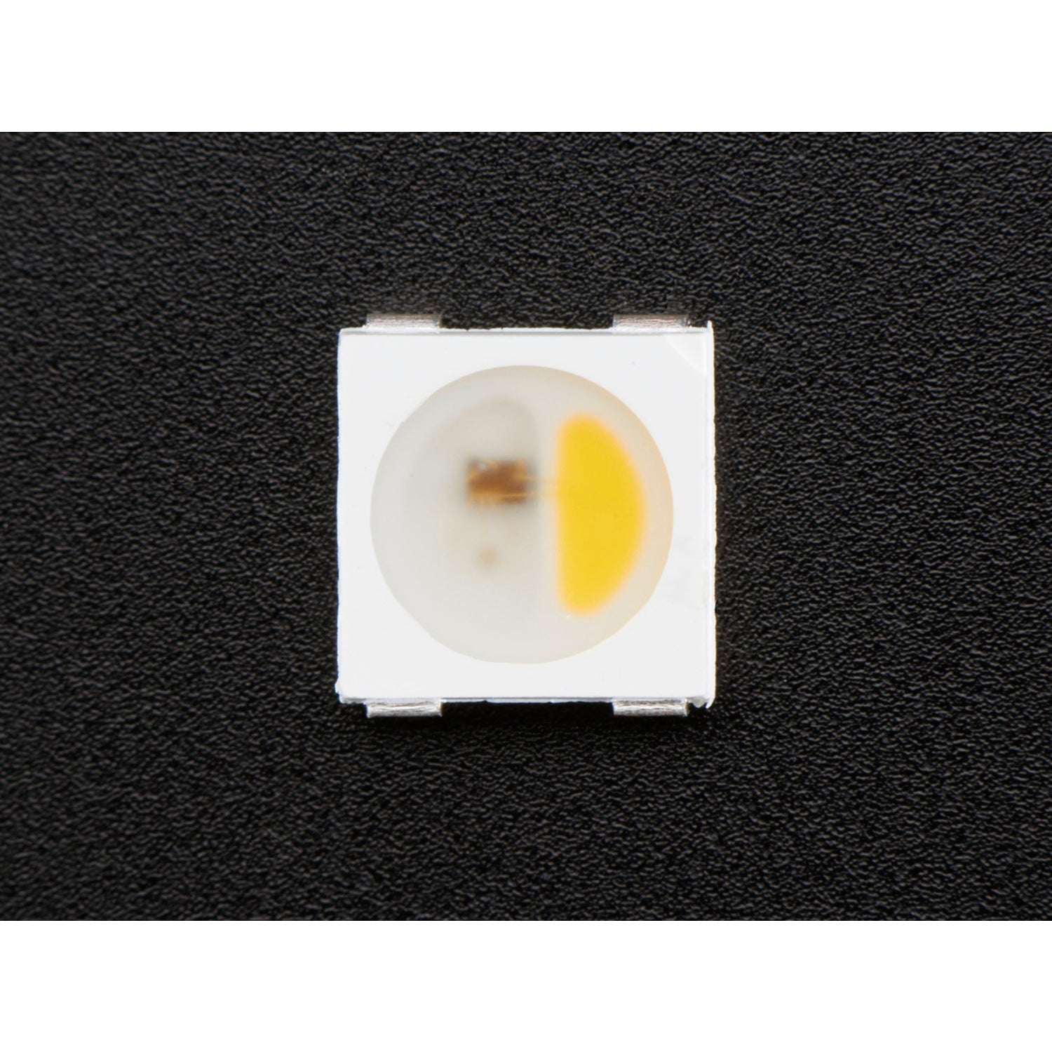 NeoPixel RGBW LEDs with Integrated Driver Chip - Warm White (Approximately 3000K) - White Casing - Pack of 10 - Smart Lighting Components