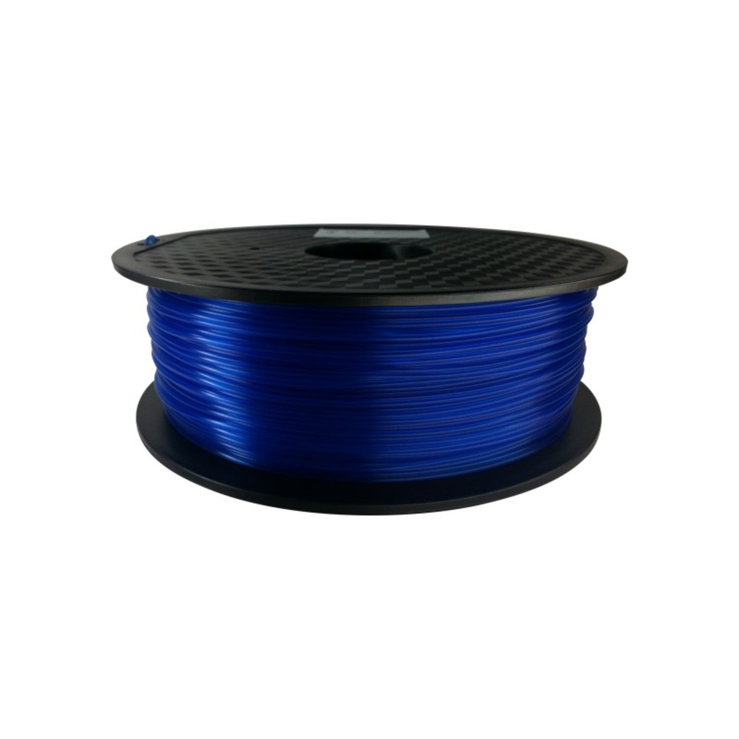 1.75mm Transparent Blue Polylactic Acid (PLA) Filament for 3D Printing - 1Kg Roll