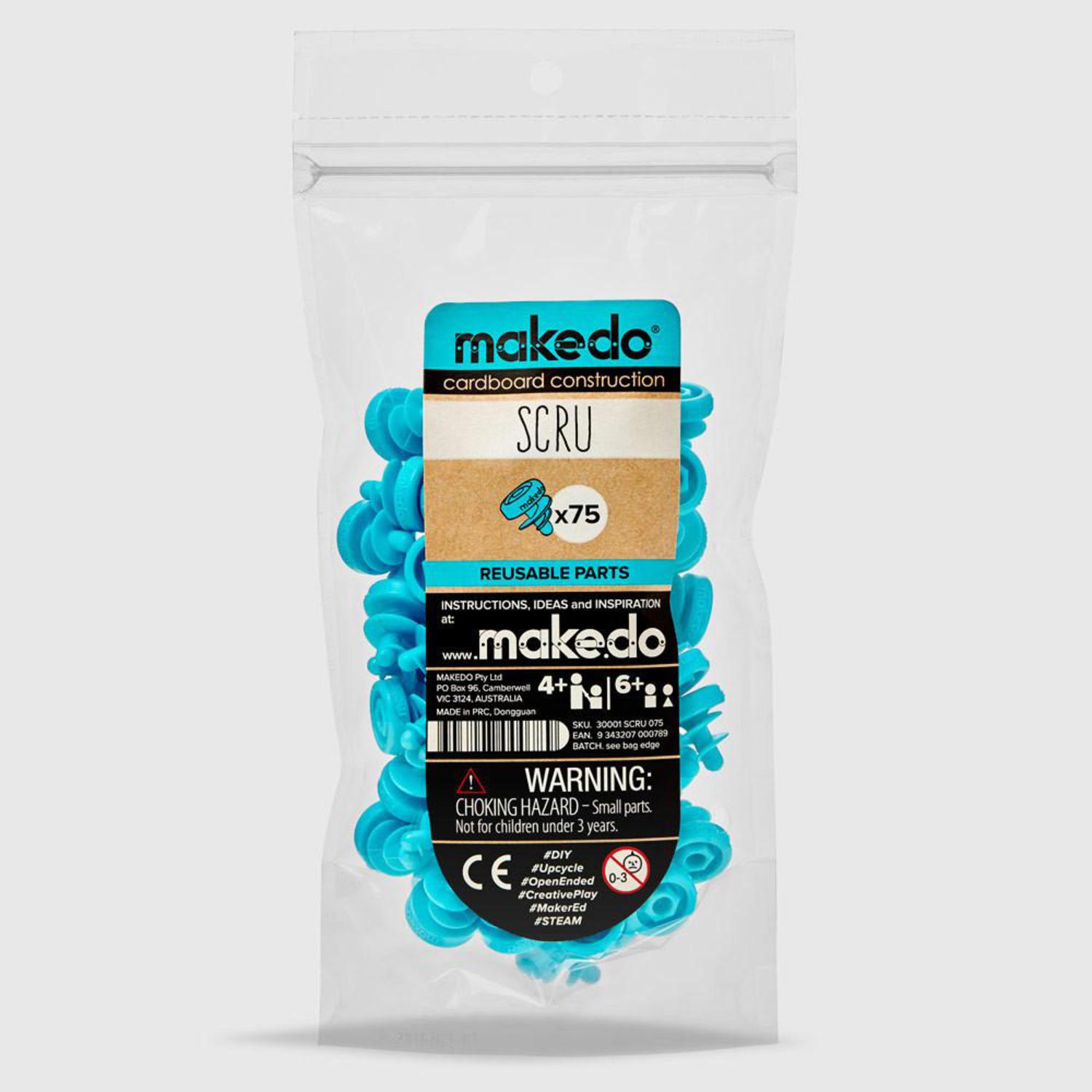 MAKEDO Scru Scru - Driver Top - up Packs for Cardboard Building