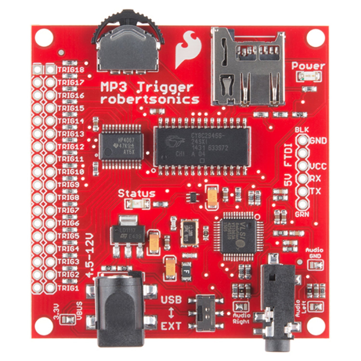 MP3 Trigger Board for Easy Sound Integration in Projects