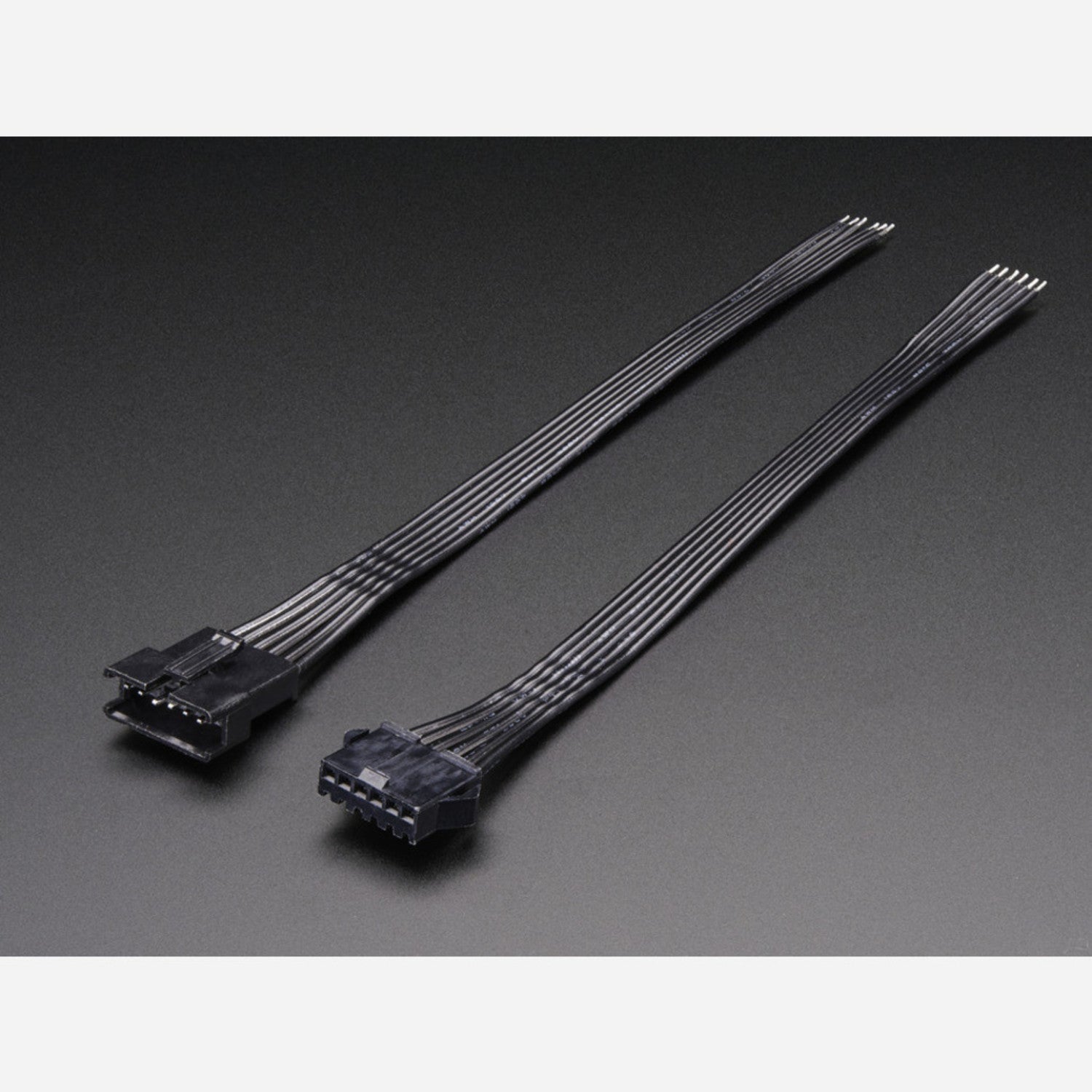 6-Pin JST SM Connector Set: Plug and Receptacle 162mm Cables