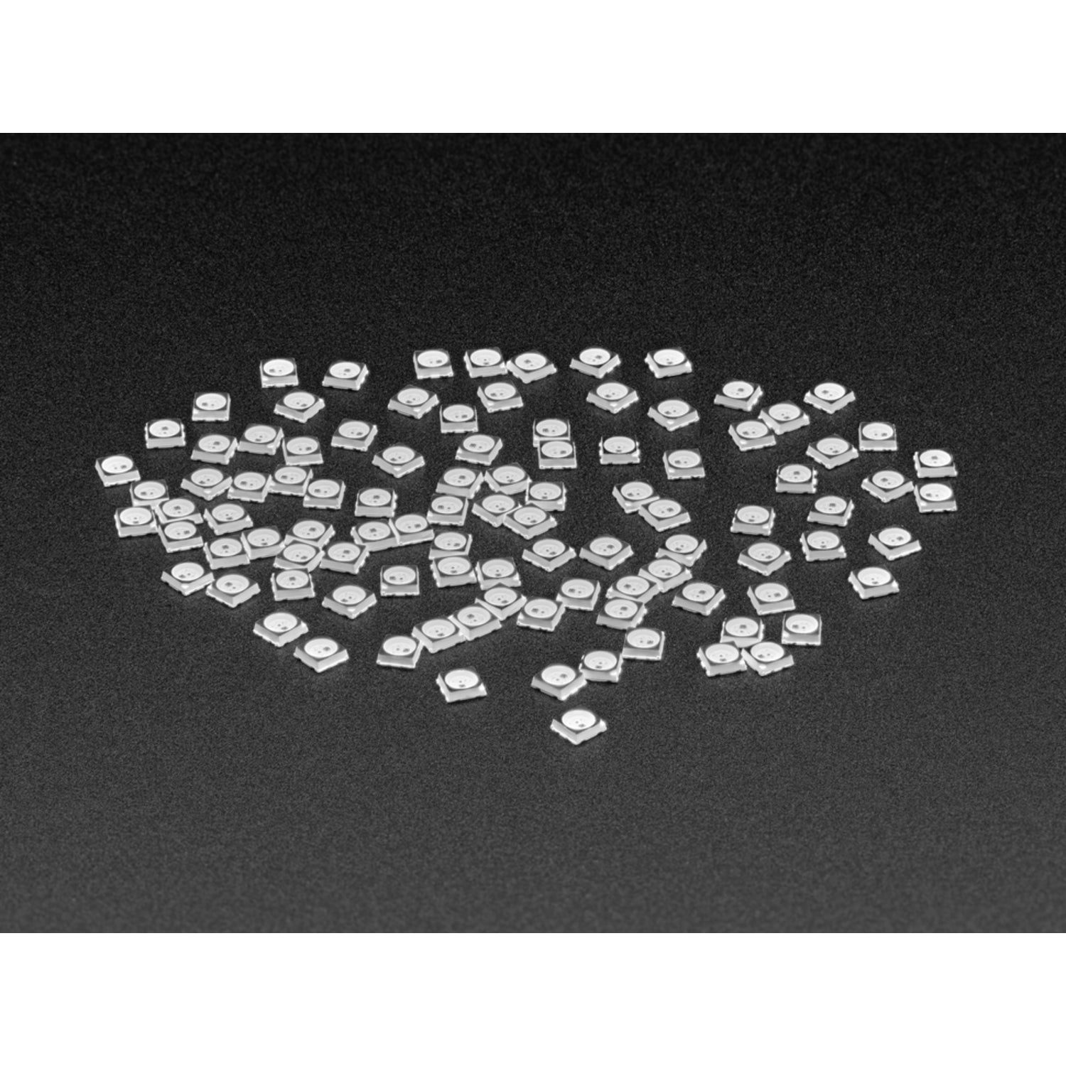 Mini 3535 RGB NeoPixel LEDs with Integrated Driver Chip - Black Color - Pack of 100 Pieces