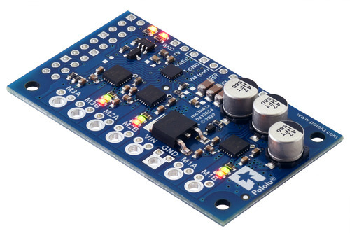 Raspberry Pi Compatible Motoron M3H256 Triple DC Motor Controller Module without Connectors or Standoffs