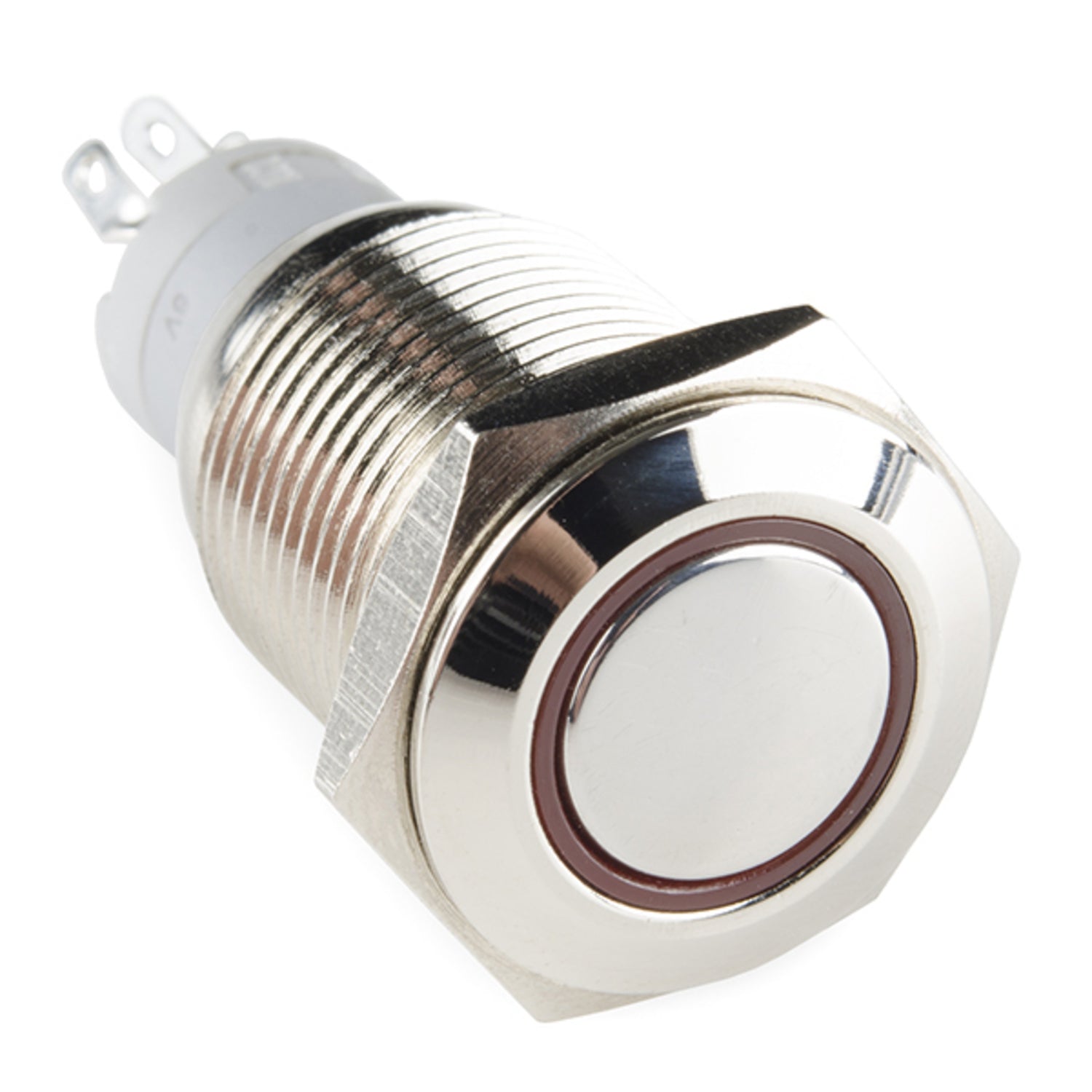 Heavy - Duty 16mm Red Metal Momentary Pushbutton Switch for Basic On/Off Functions