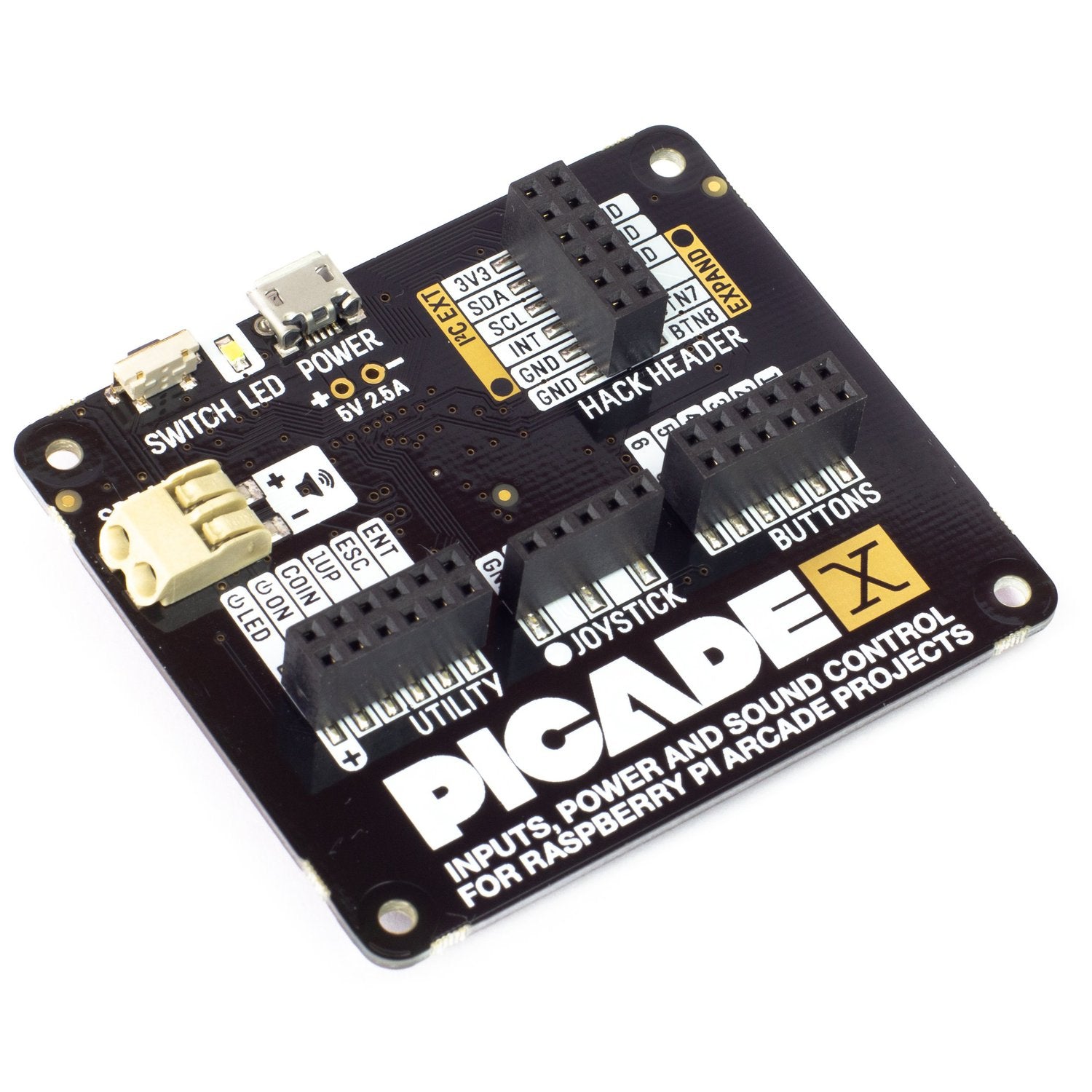 Picade X HAT: Transform Your Raspberry Pi into a Retro Gaming Console