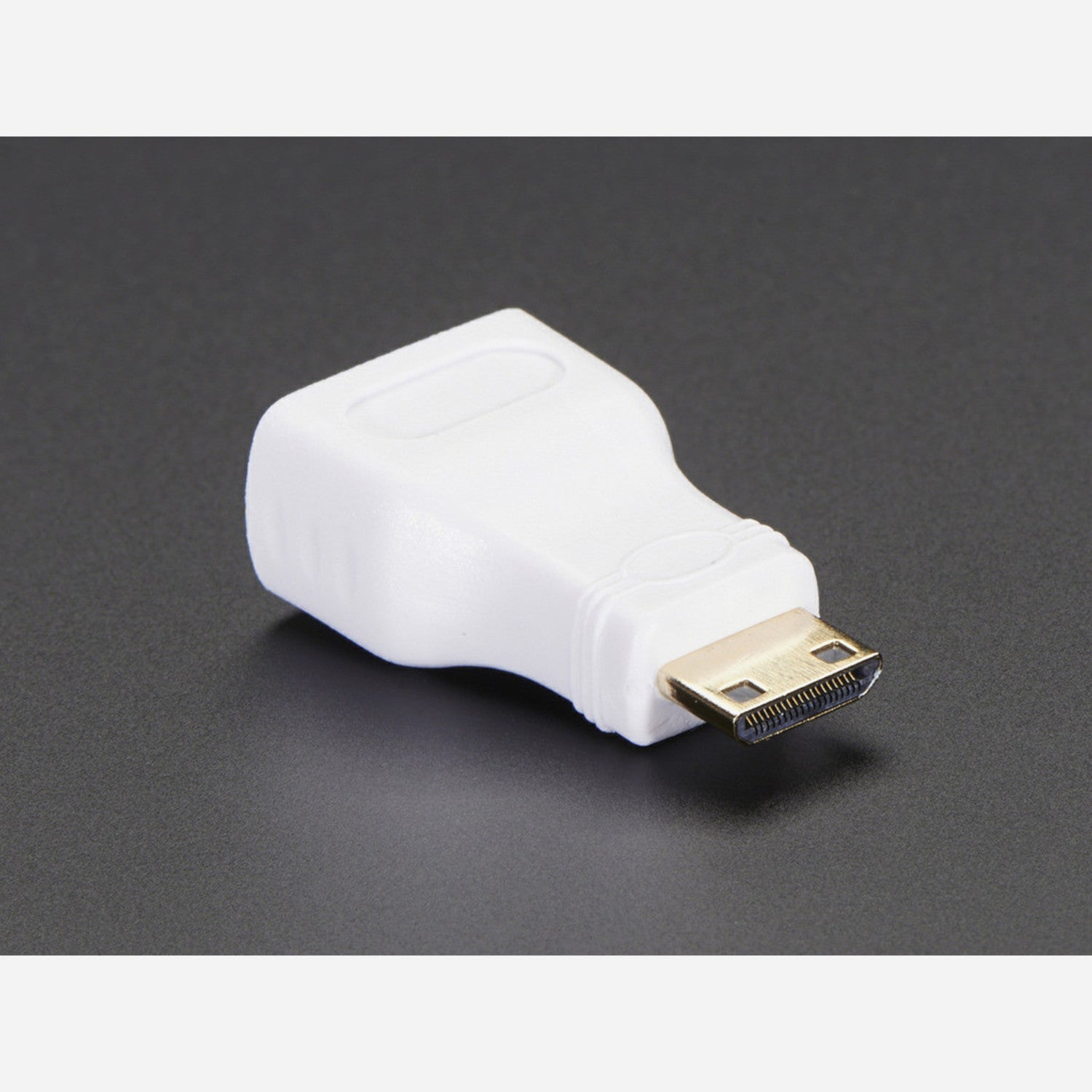 Compact Mini HDMI Plug to Standard HDMI Jack Conversion Adapter