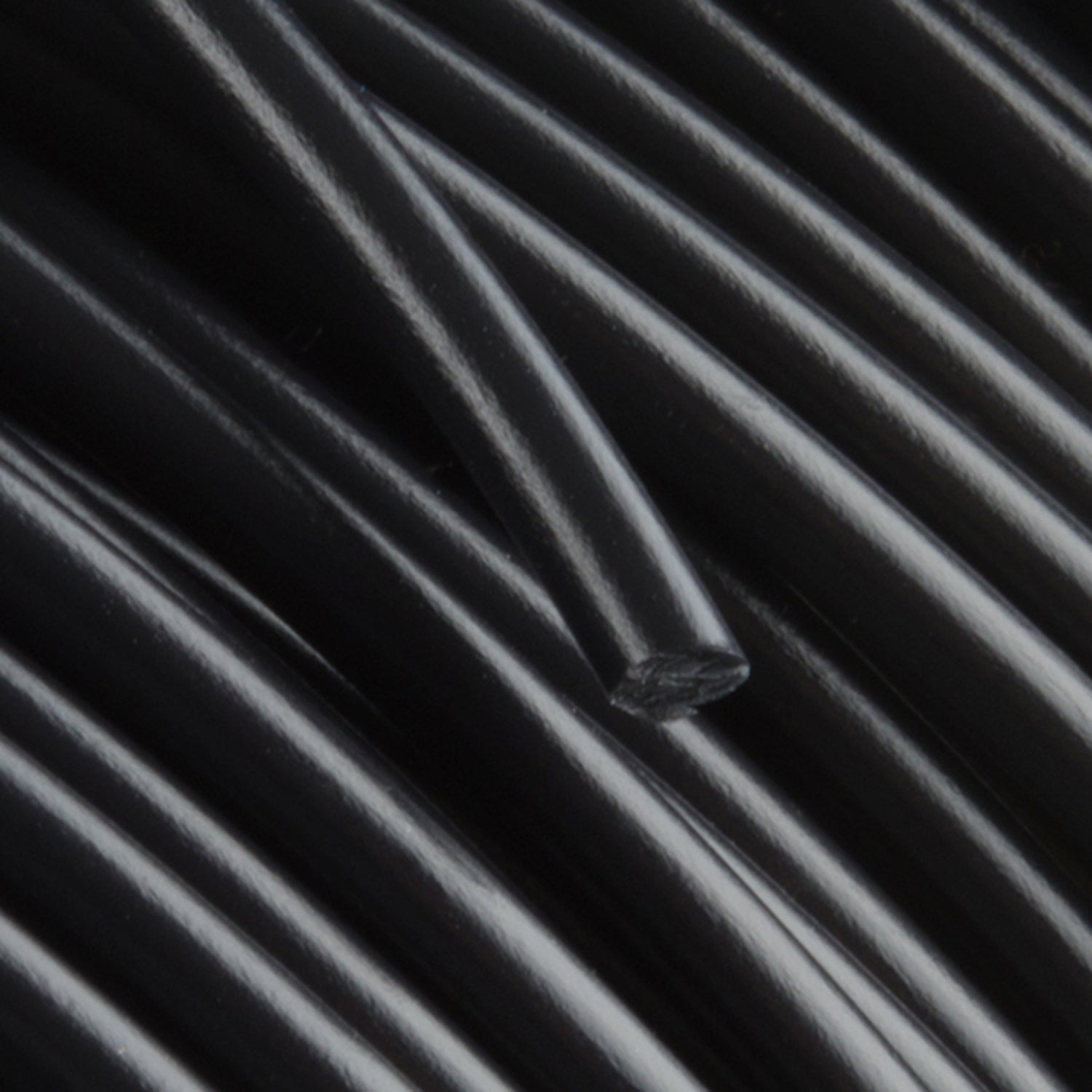 3D Printing 1kg (2.2lb) Black 3mm Polylactic Acid (PLA) Plastic Filament