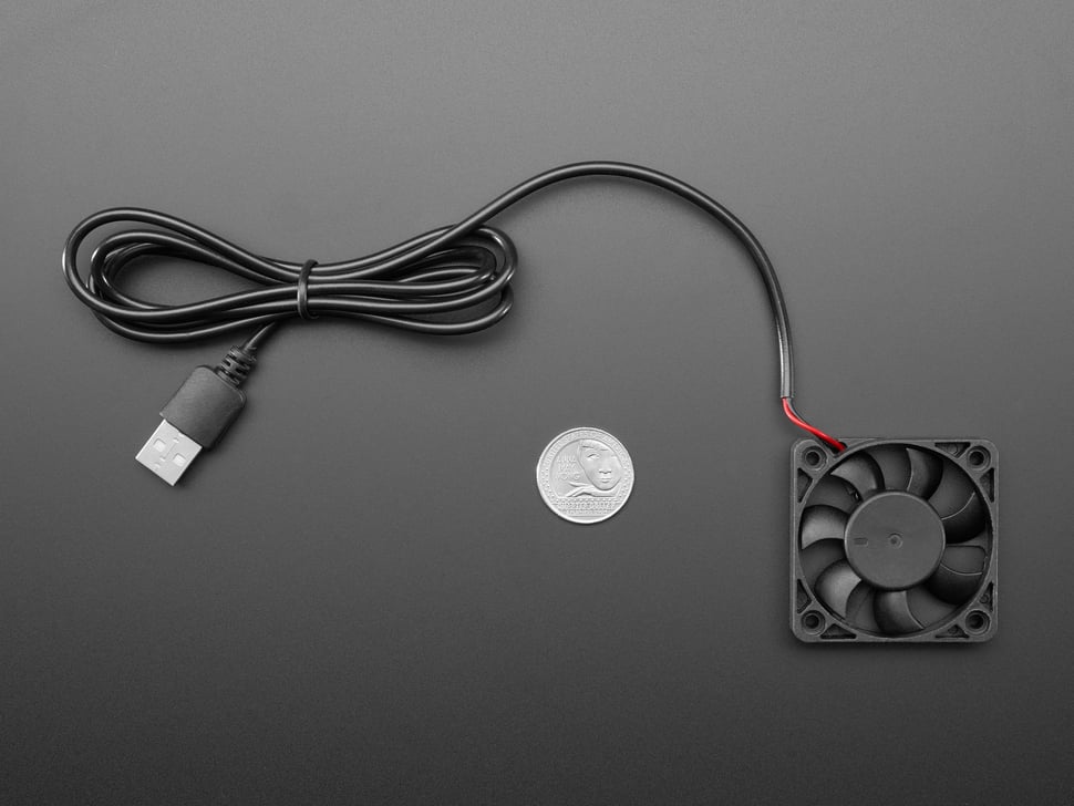 5V Square USB Cooling Fan with 5 cm Size