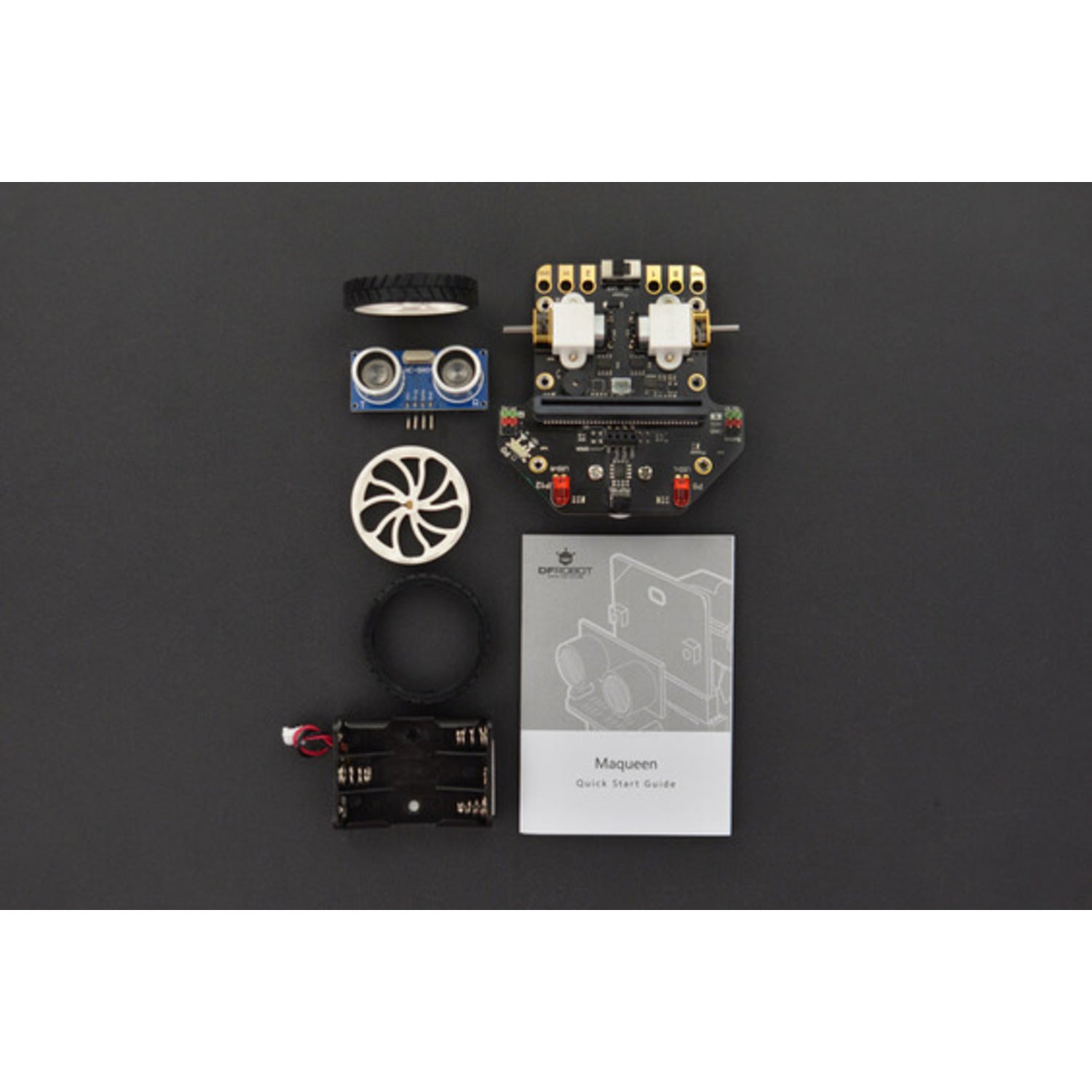 Compact and Feature - rich micro: Maqueen Robot Kit with micro:bit