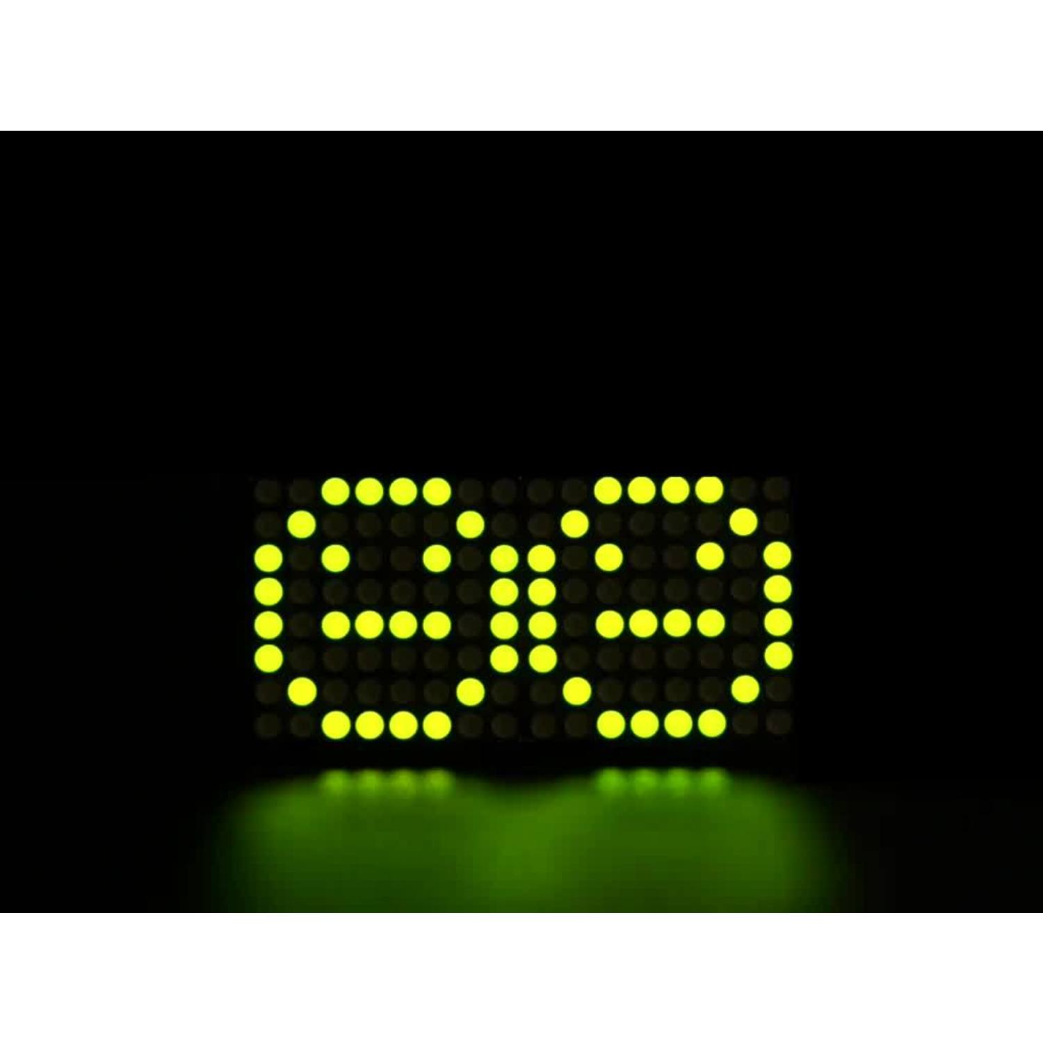 Adafruit 0.8 Inch Yellow-Green 8x16 LED Matrix FeatherWing Display Kit
