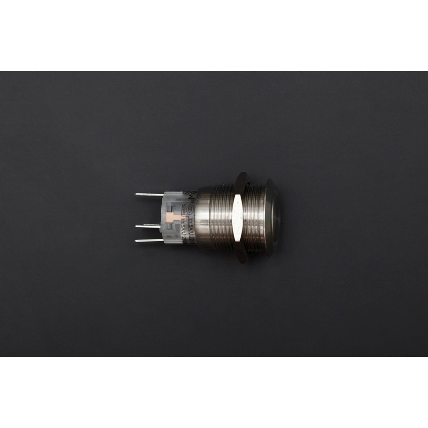 High - Quality Stainless Steel Blue Ring Illuminated Waterproof Pushbutton