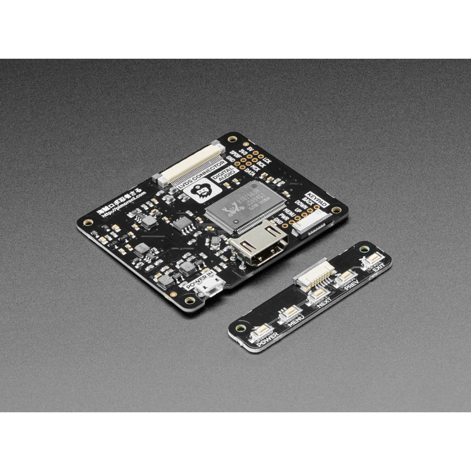 Pimoroni High - Resolution 10 - Inch IPS LCD Screen Kit with 1024x768 Resolution for HDMI Devices