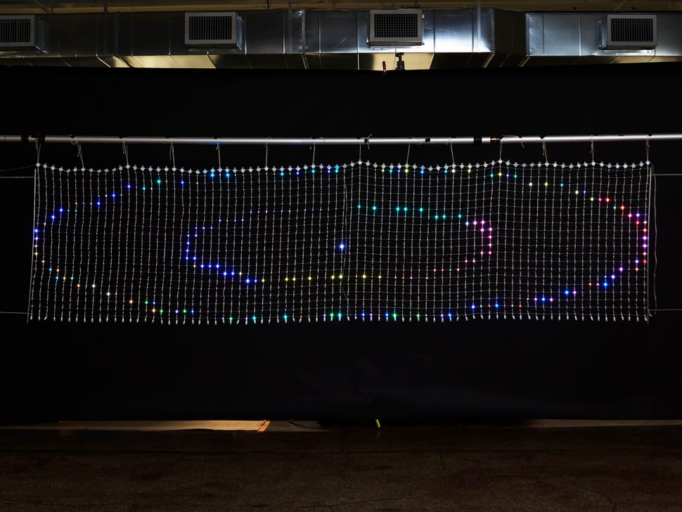 Outdoor NeoPixel LED Netting - 80x20 LEDs, 1x4 Meter Size for Large Displays
