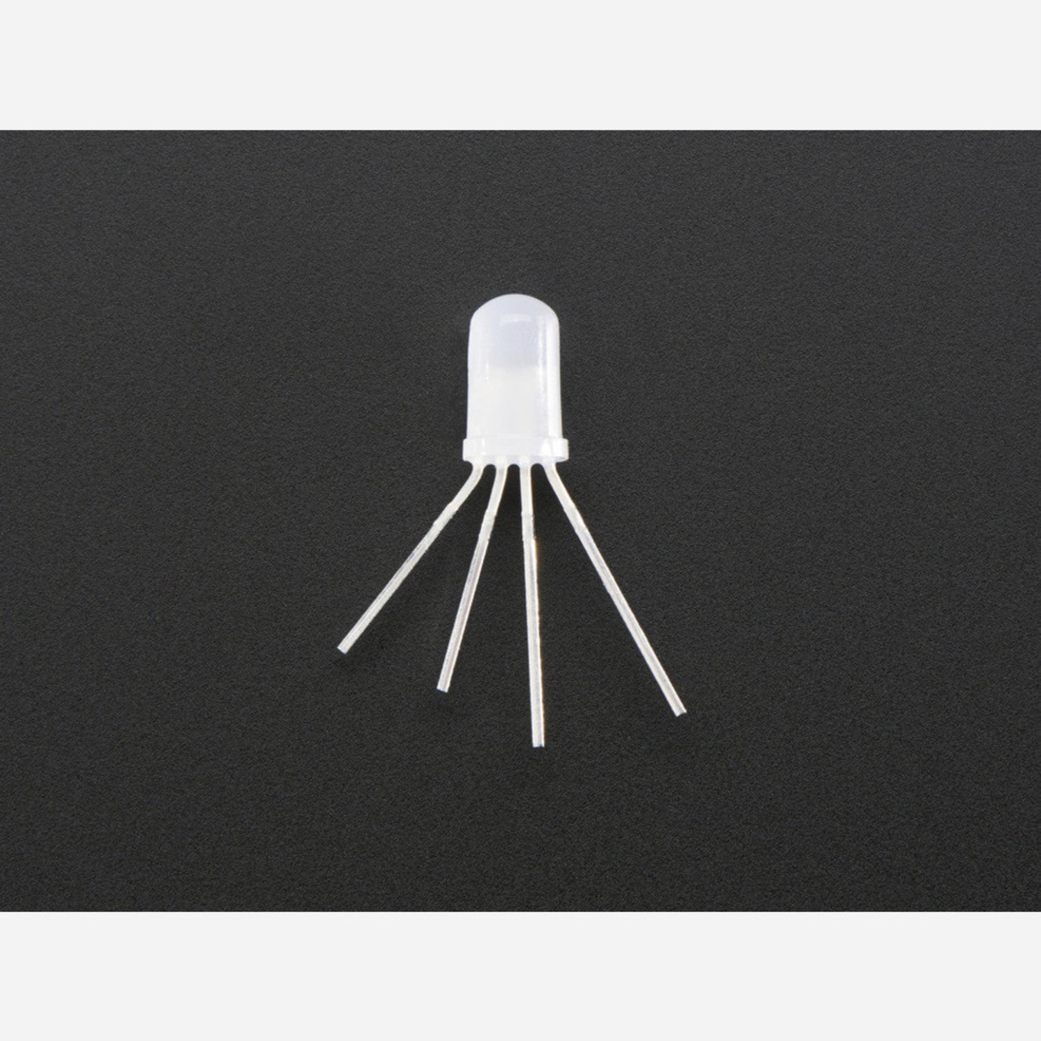 5-Pack of NeoPixel Diffused 5mm Through-Hole Light Emitting Diodes