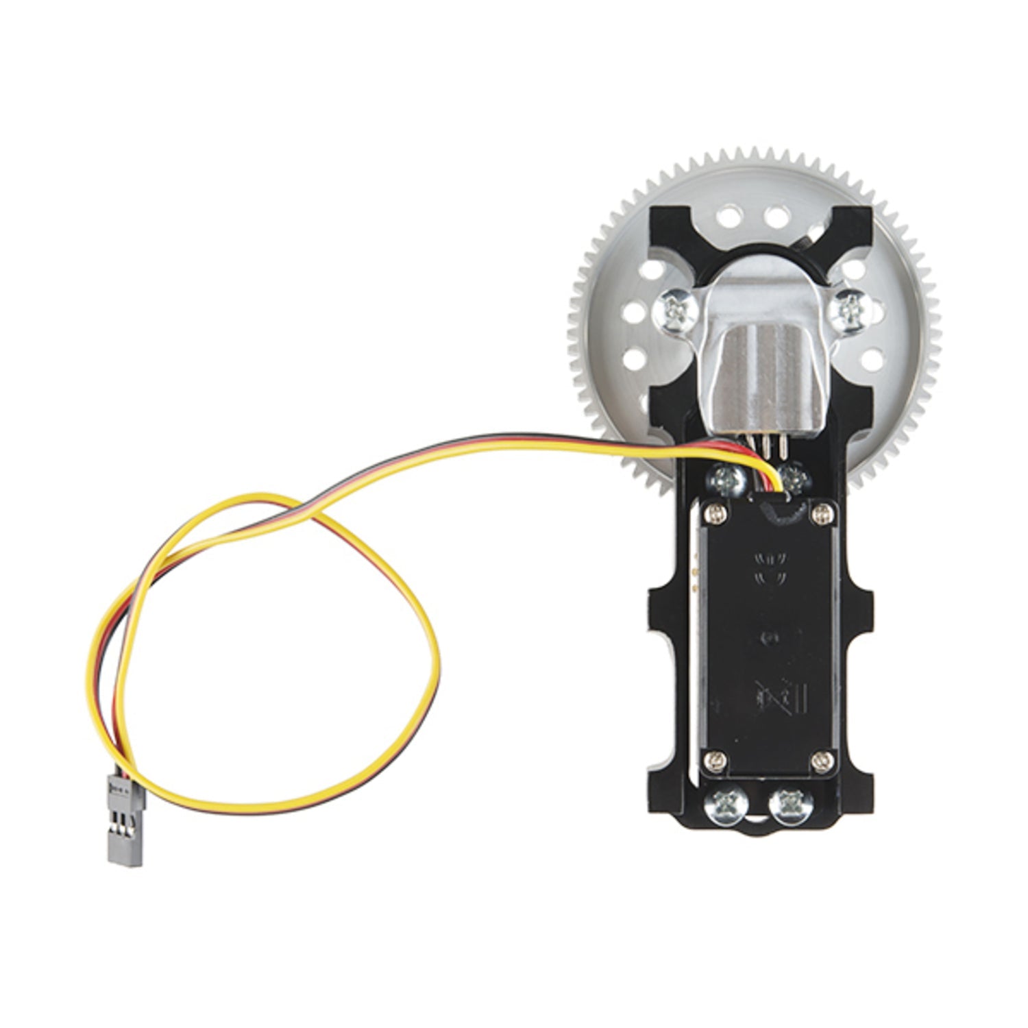Standard Rotation Channel Mount Gearbox Kit with a 3.8:1 Gear Ratio for Robotics Applications
