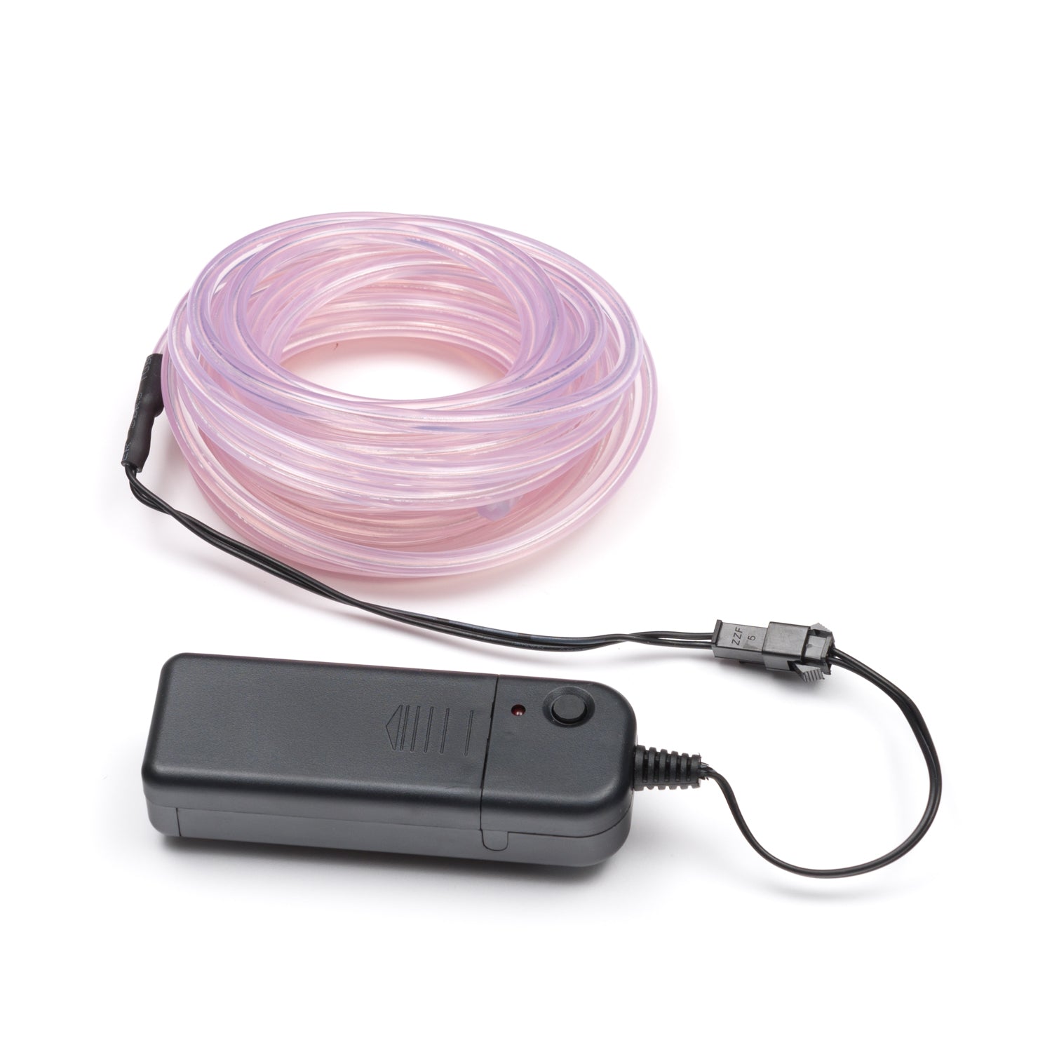 5M White 5mm Flexible Electroluminescent Wire with Battery Holder
