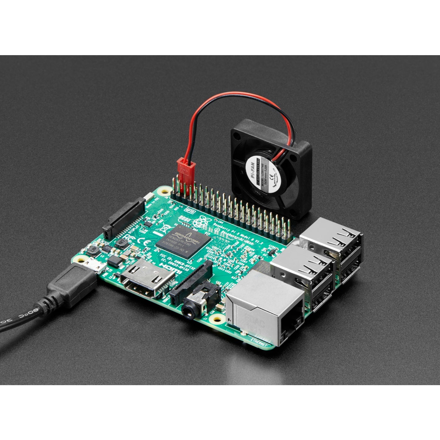 5V Ultra - Compact Cooling Fan Ideal for Raspberry Pi and Small Computers