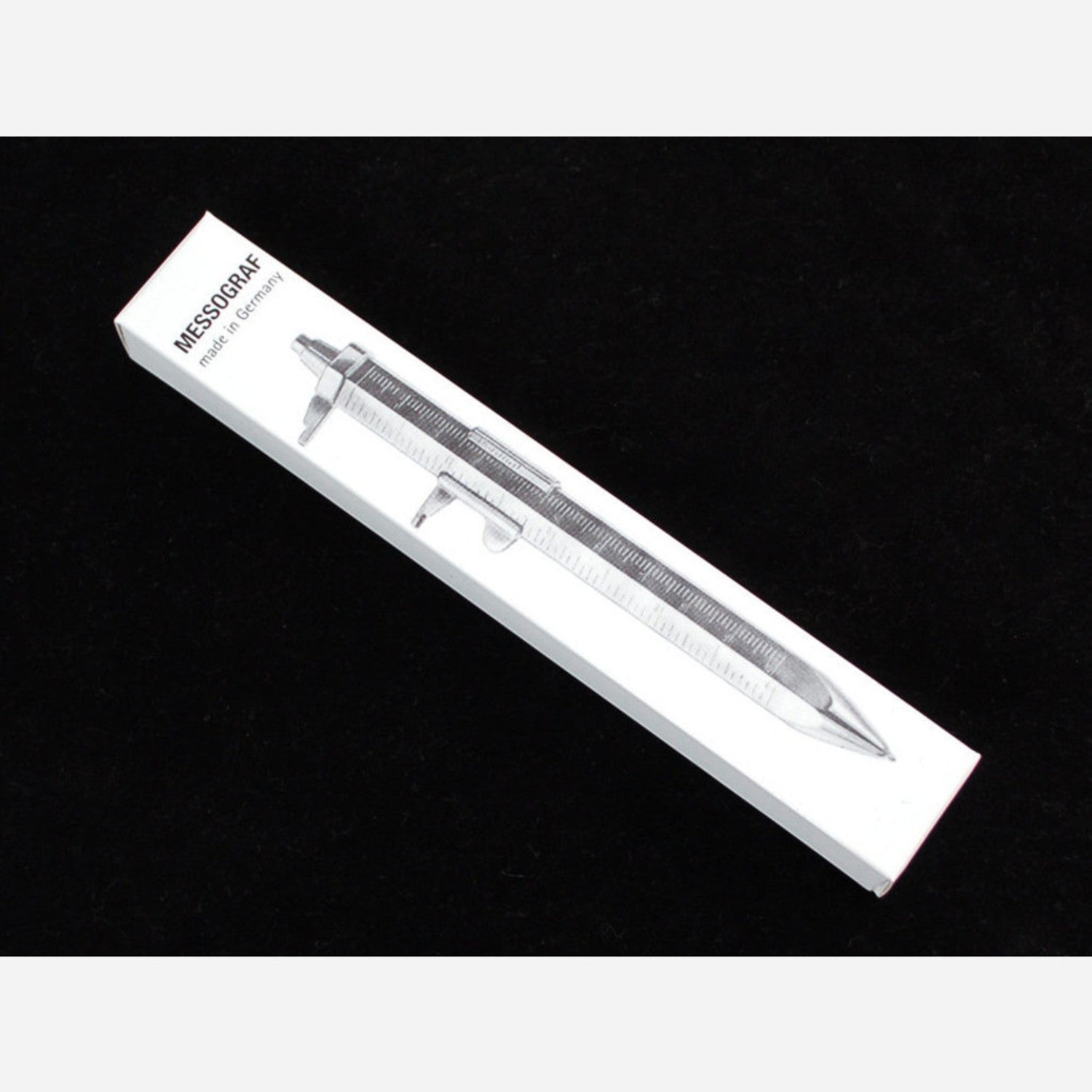 German-Made Multipurpose Chromium-Plated Brass Messograf Ballpoint Pen Calipers
