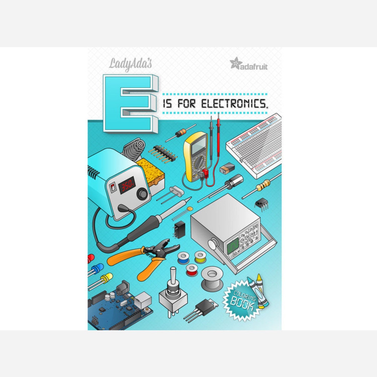 Ladyada's Electronics Coloring Book - A Fun Learning Adventure