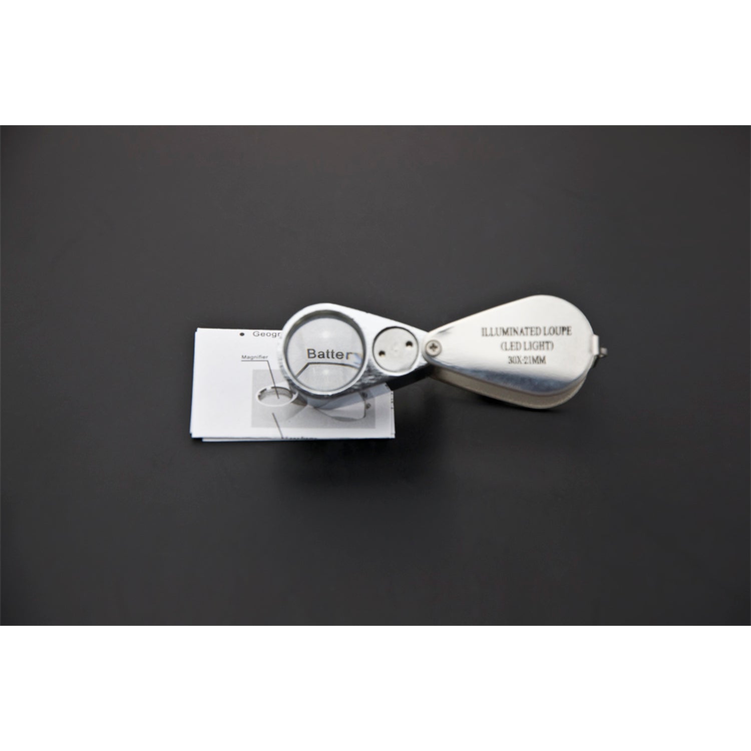 Portable 30X Mini Magnifier with LED Lights for Multiple Uses