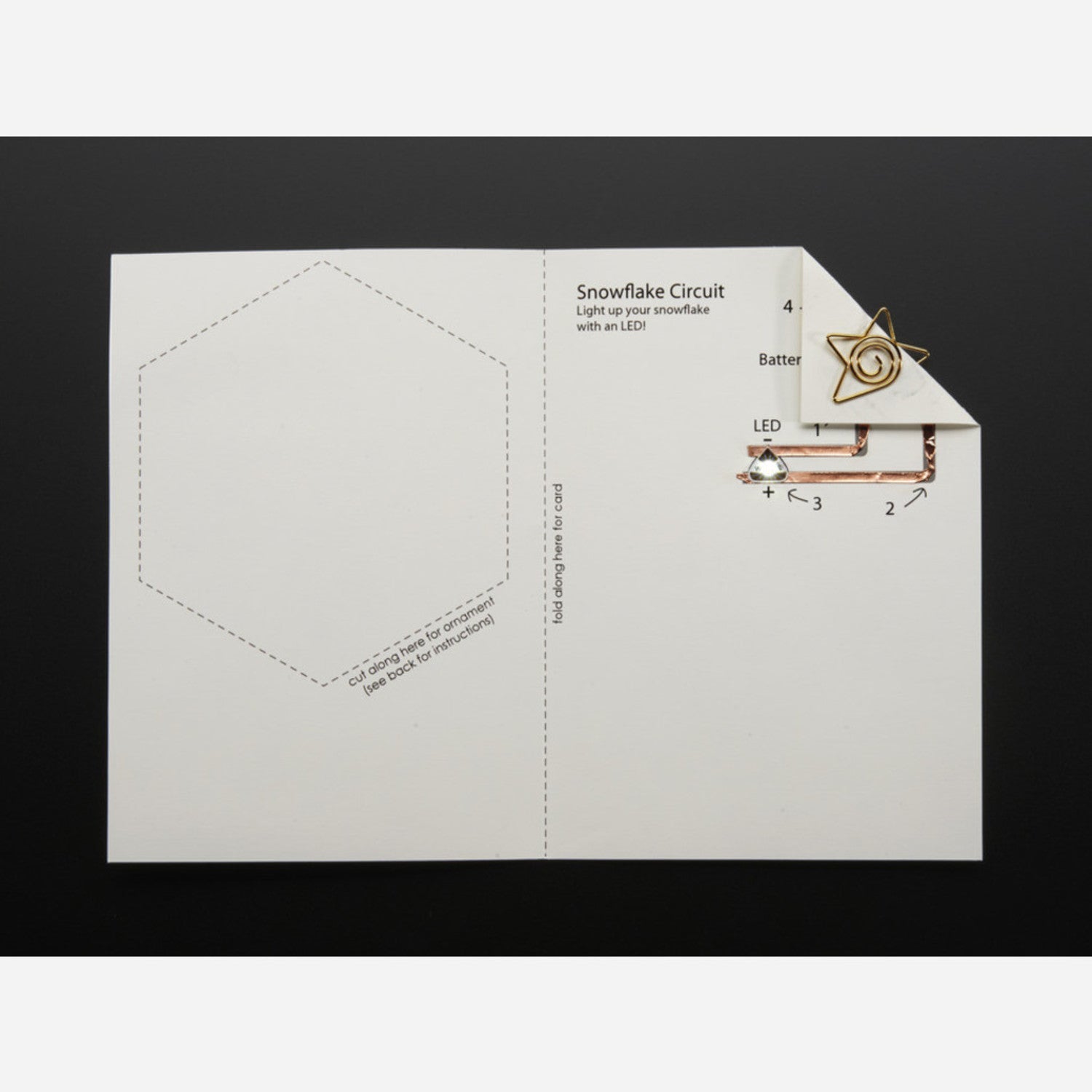 Chibitronics Electronic Circuit Stickers for DIY - Holiday Card Kit Package