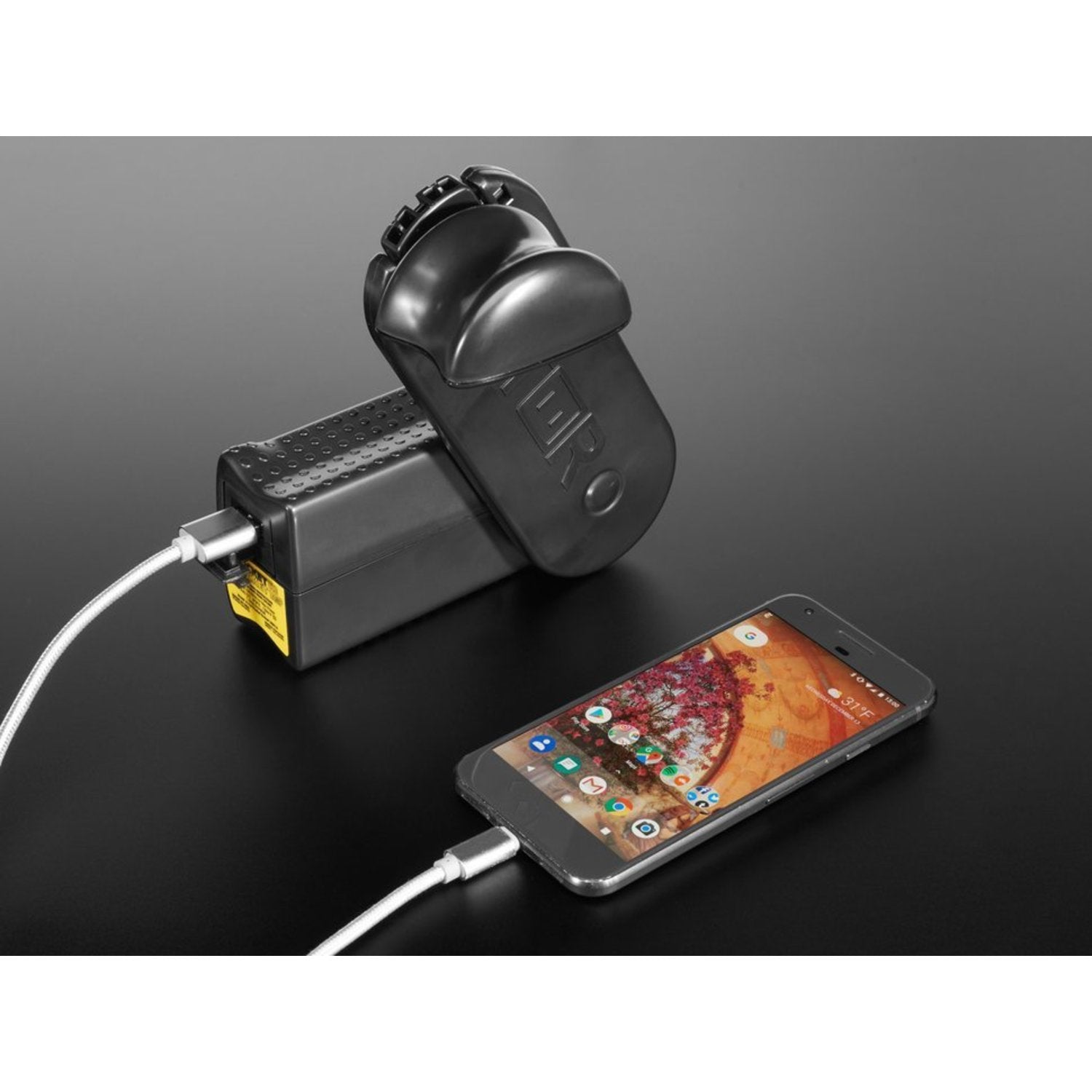 K-Tor Portable Hand-Cranked Pocket Socket USB Generator with 5V 1 Amp Output