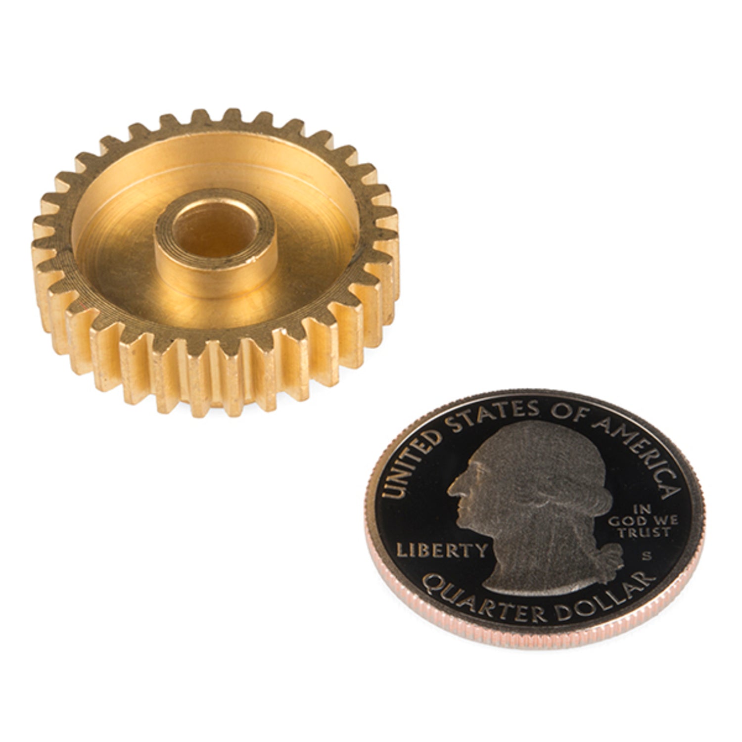 32 - Tooth Pinion Gear with 6mm Bore for D - Shaft or Gear Motor