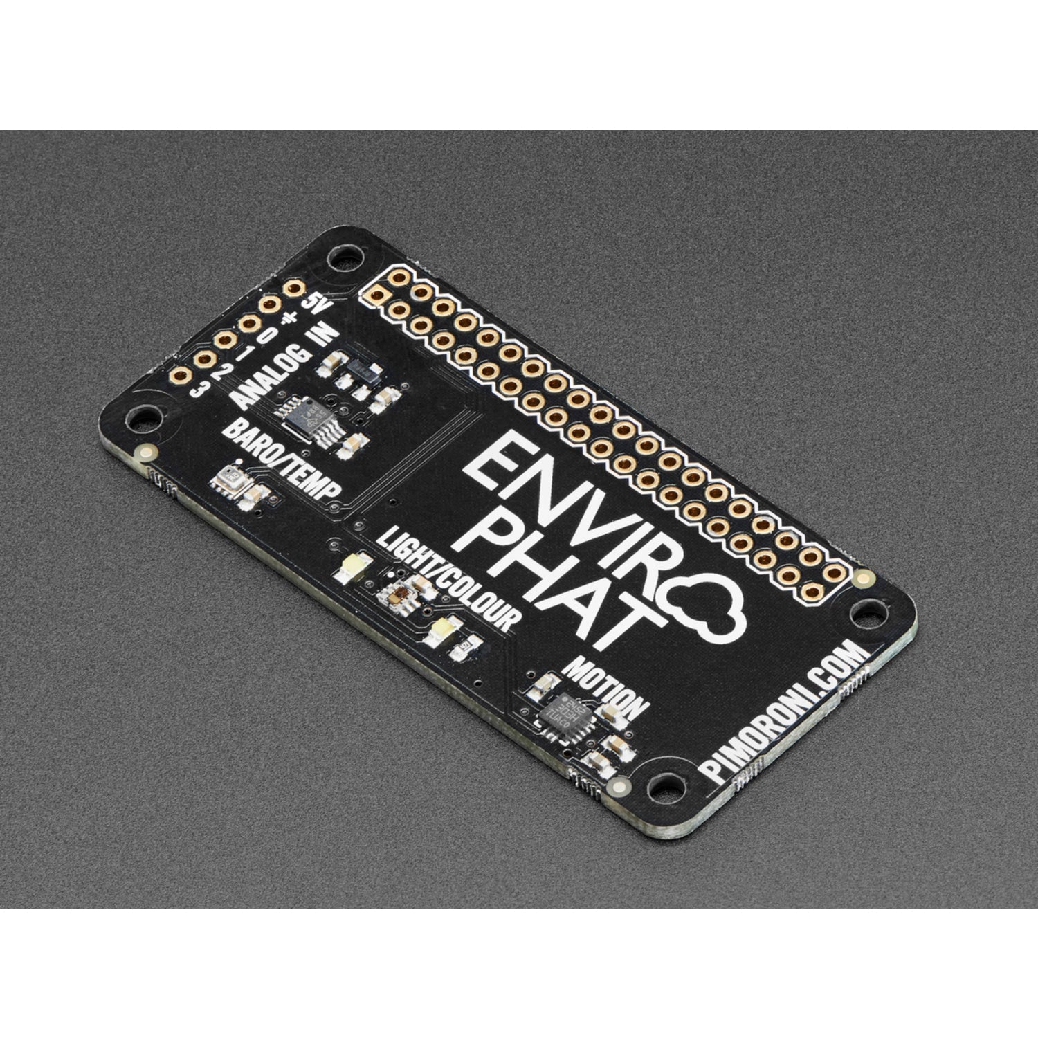 Pimoroni Enviro pHAT: All-in-One Sensor Pack for Raspberry Pi Zero