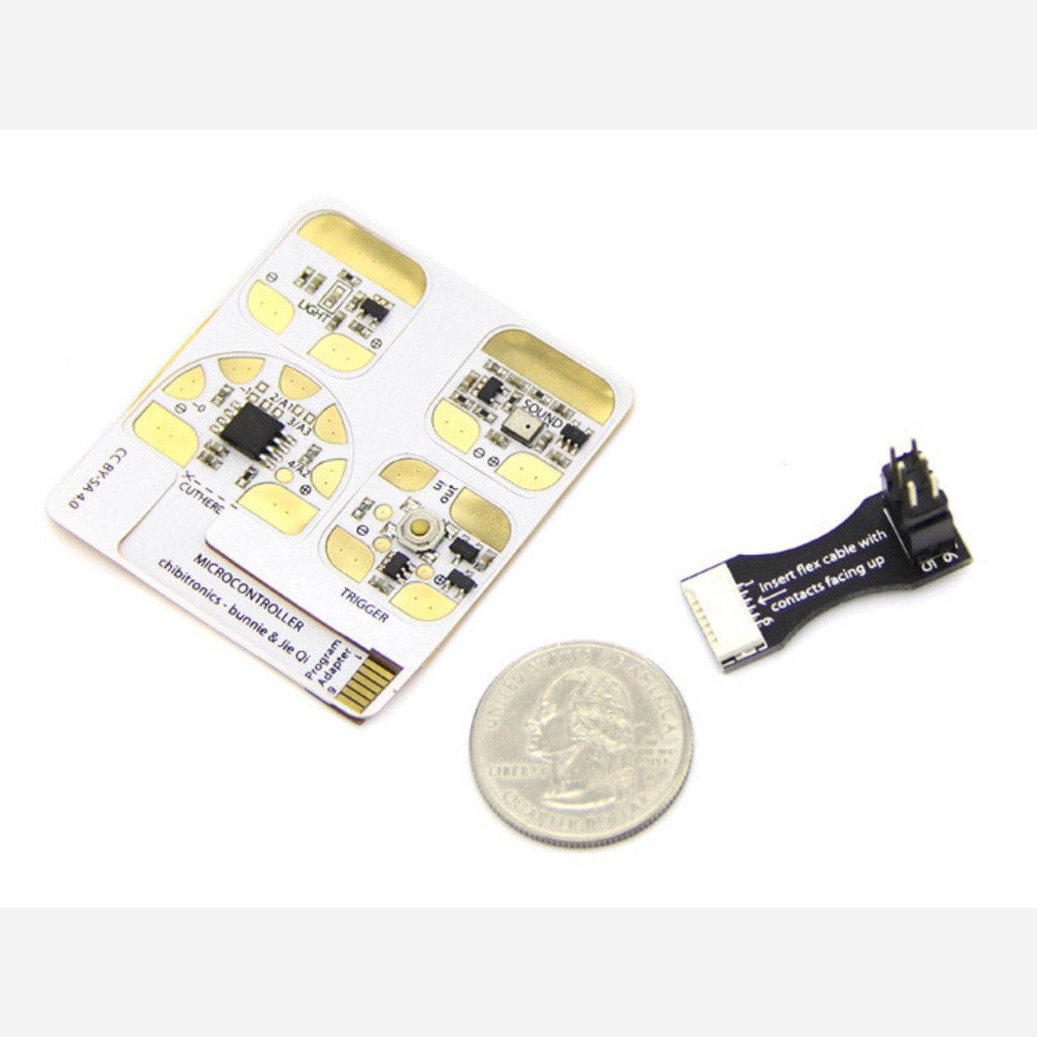Innovative Circuit Sticker Add-on Kit with Sensors and Microcontroller