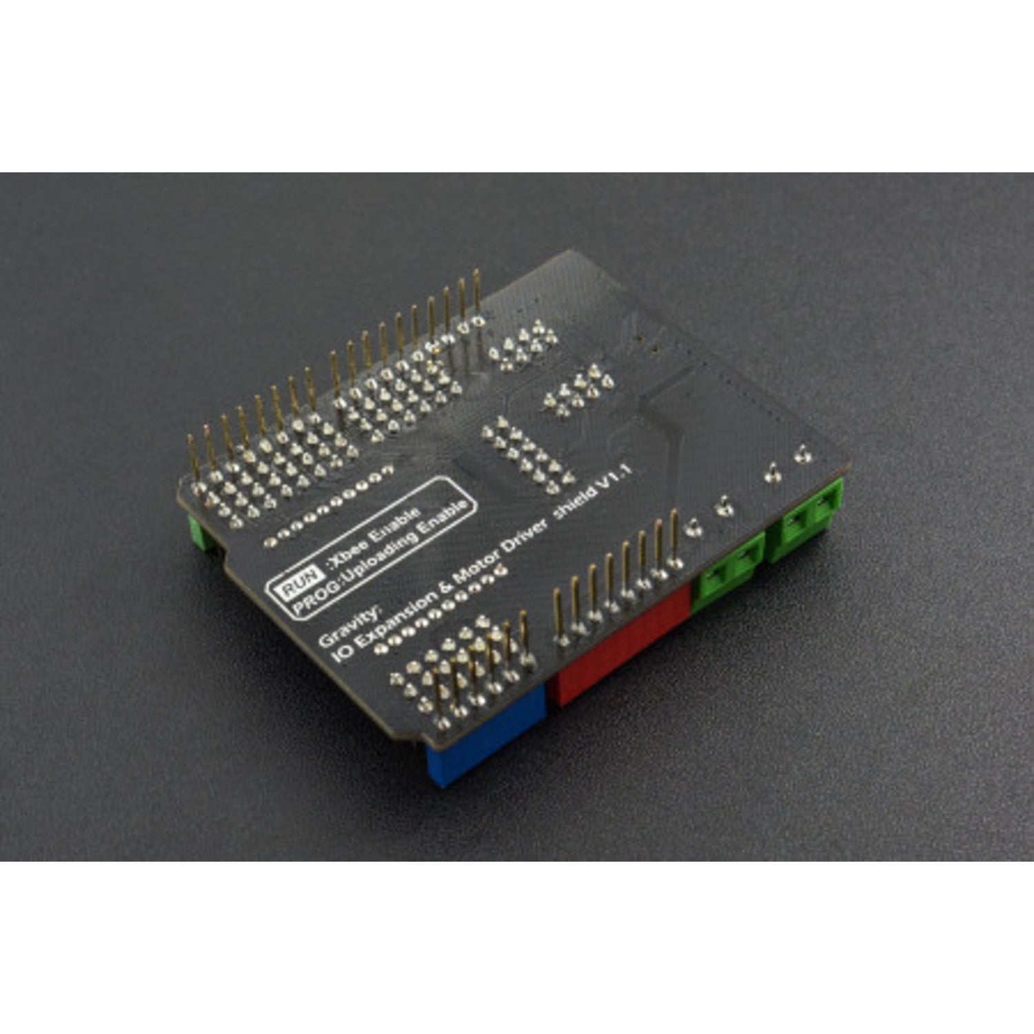 Gravity: High - performance IO Expansion and Motor Driver Shield for Arduino