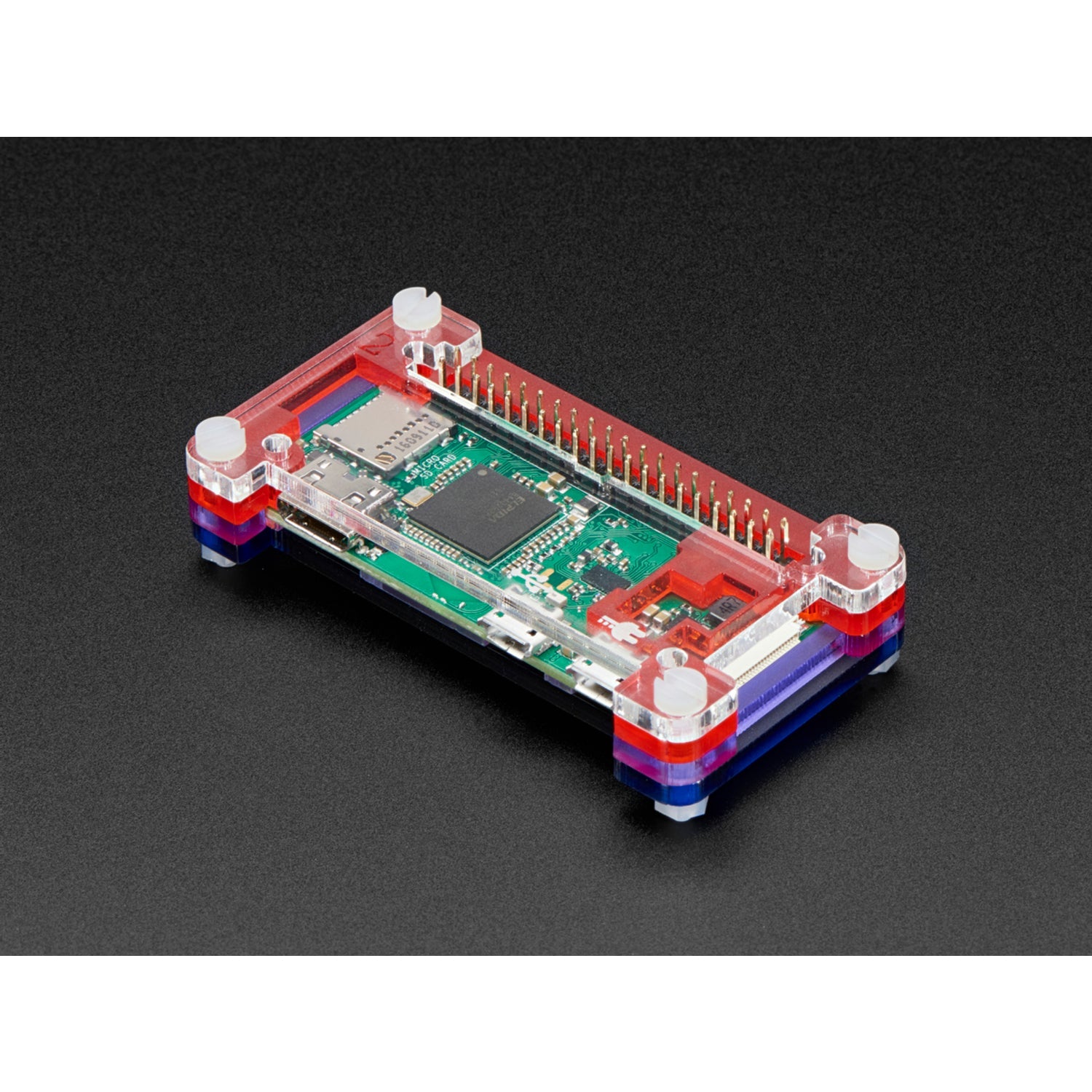 Transparent Acrylic Protective Case for Raspberry Pi Zero W