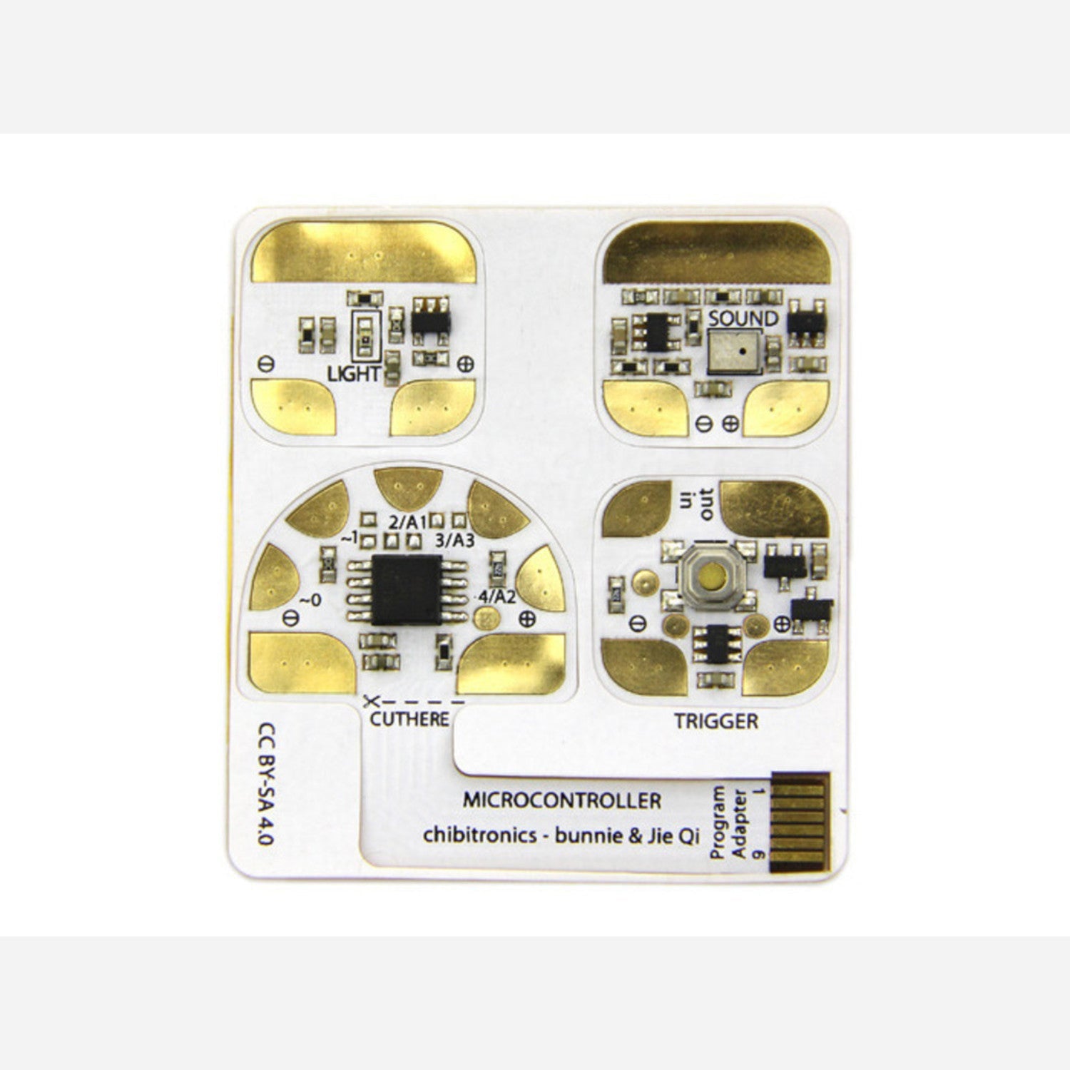 Innovative Circuit Sticker Add-on Kit with Sensors and Microcontroller
