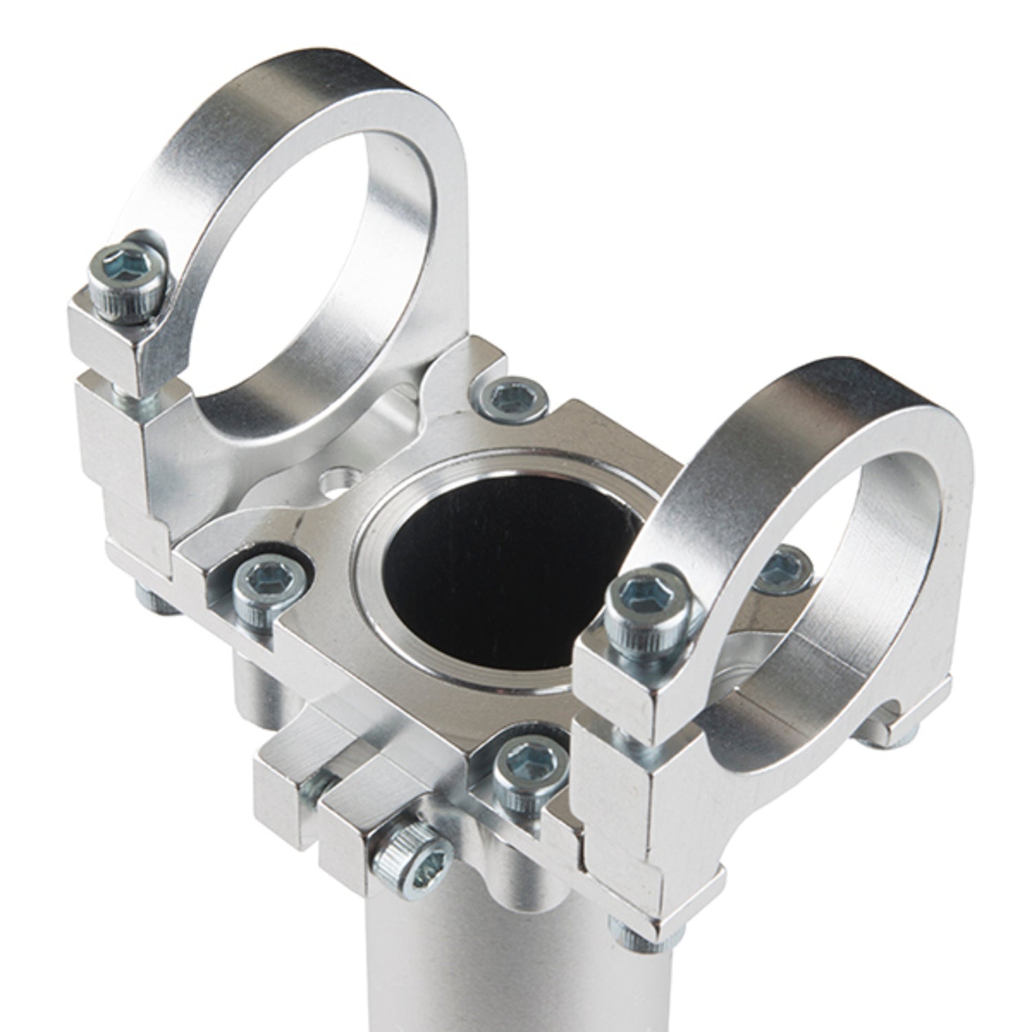 Actobotics Channel Tube Clamp with 1-Inch Bore for Securing Shafts or Tubes