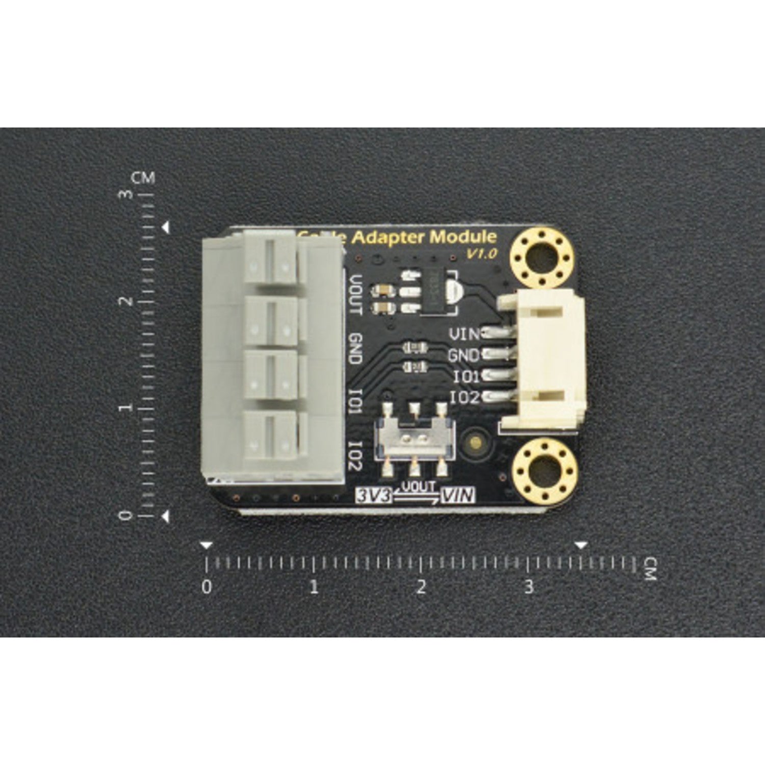 High - Compatibility Gravity 4 - Pin Sensor Adapter with 3.3V/5V Power Switch