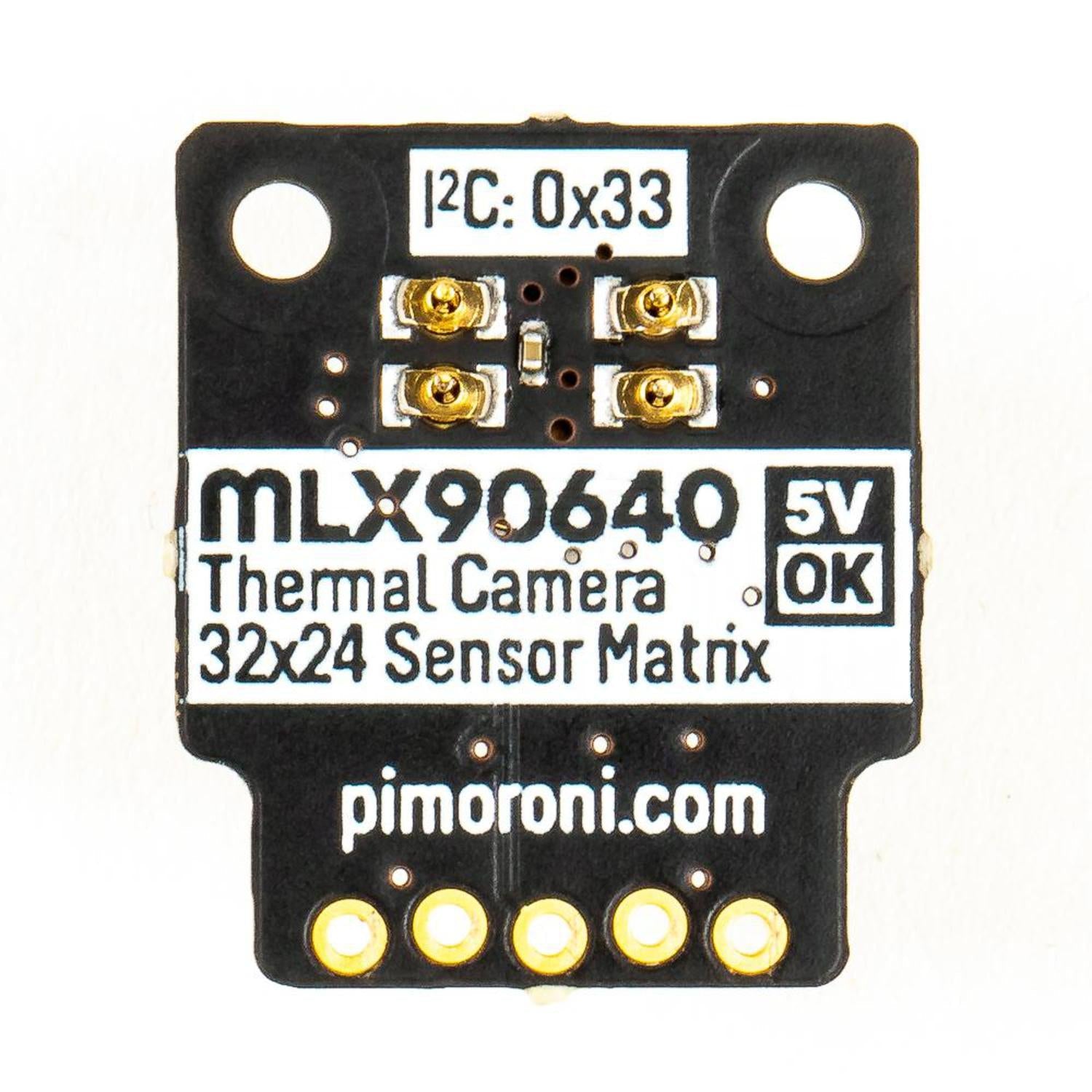 Standard (55°) MLX90640 Thermal Camera Breakout Board for Raspberry Pi and Arduino