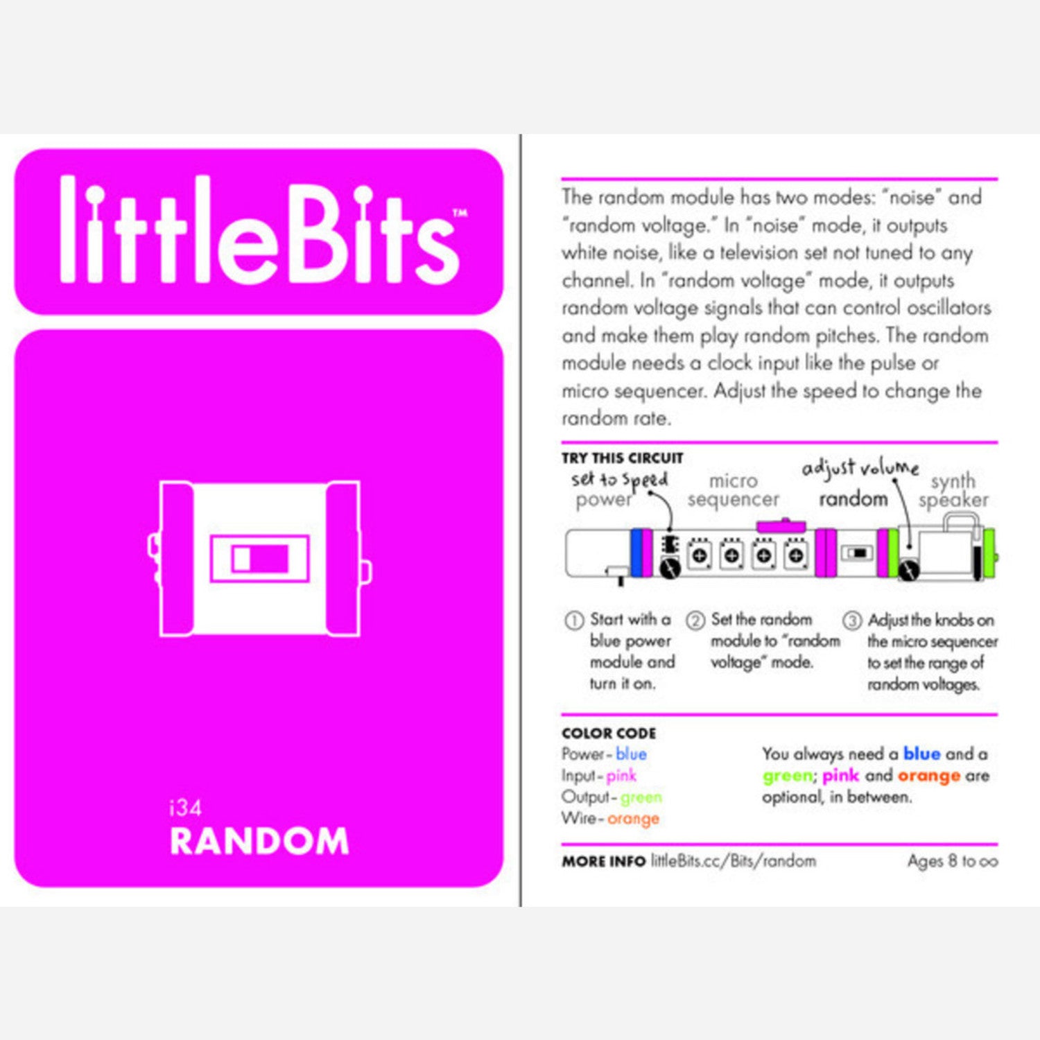 LittleBits Random Module: A Versatile Tool for Noise and Random Voltage Output