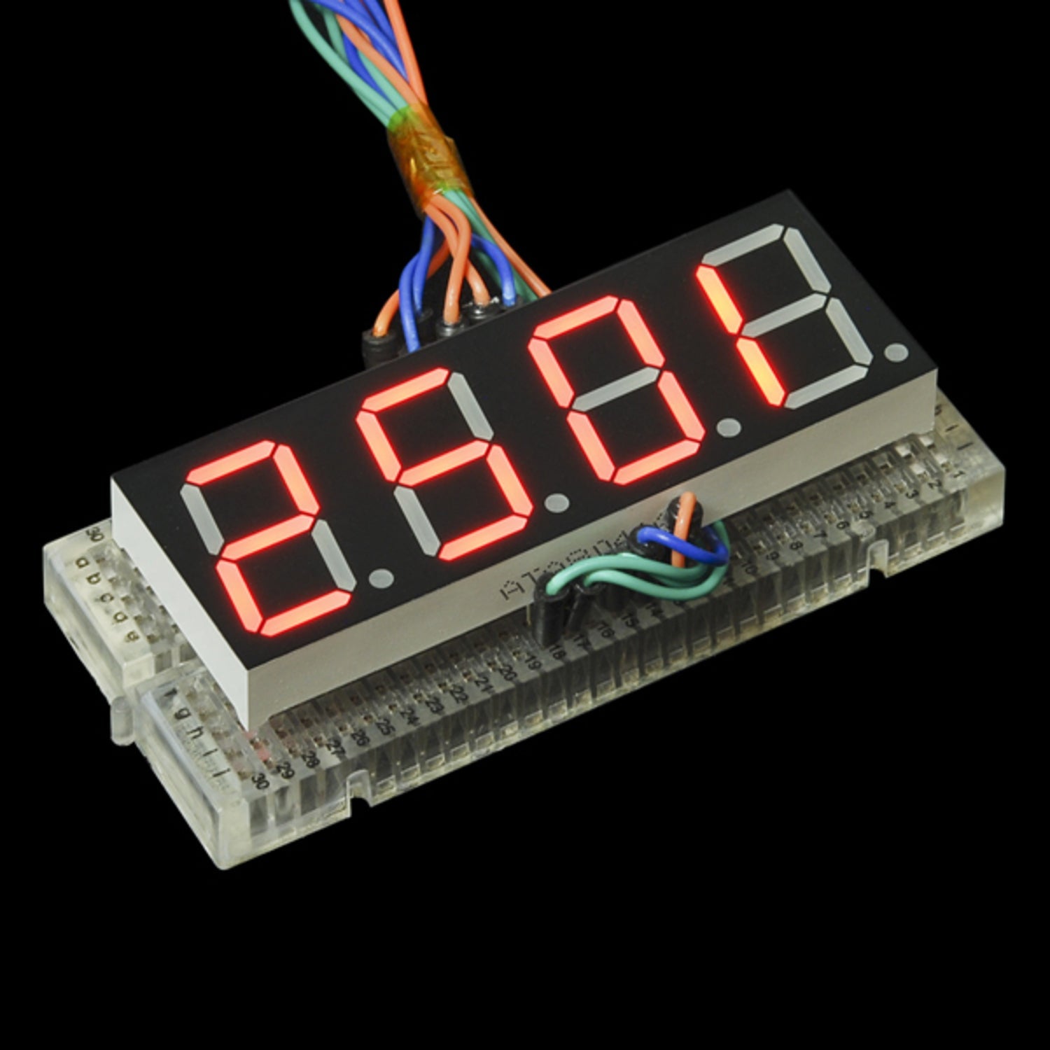 20mm Red 7-Segment Digital Display for Clear Long-Distance Viewing