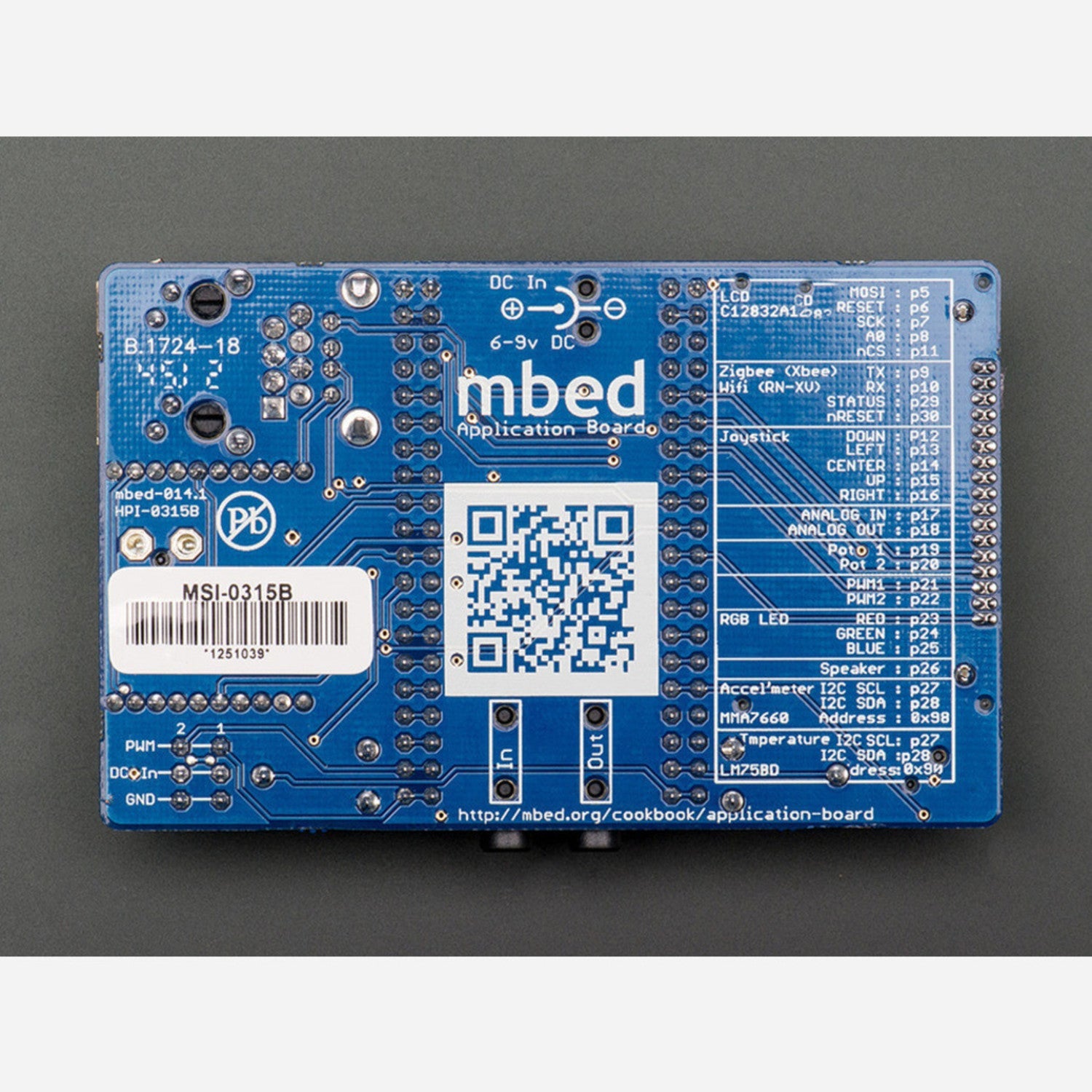Compact and Feature - rich mbed Application Board for LPC1769 Development