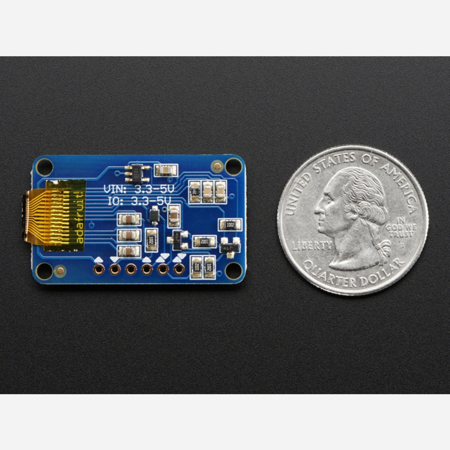 Miniature Monochrome 128x32 I2C Interface OLED Graphic Display Module