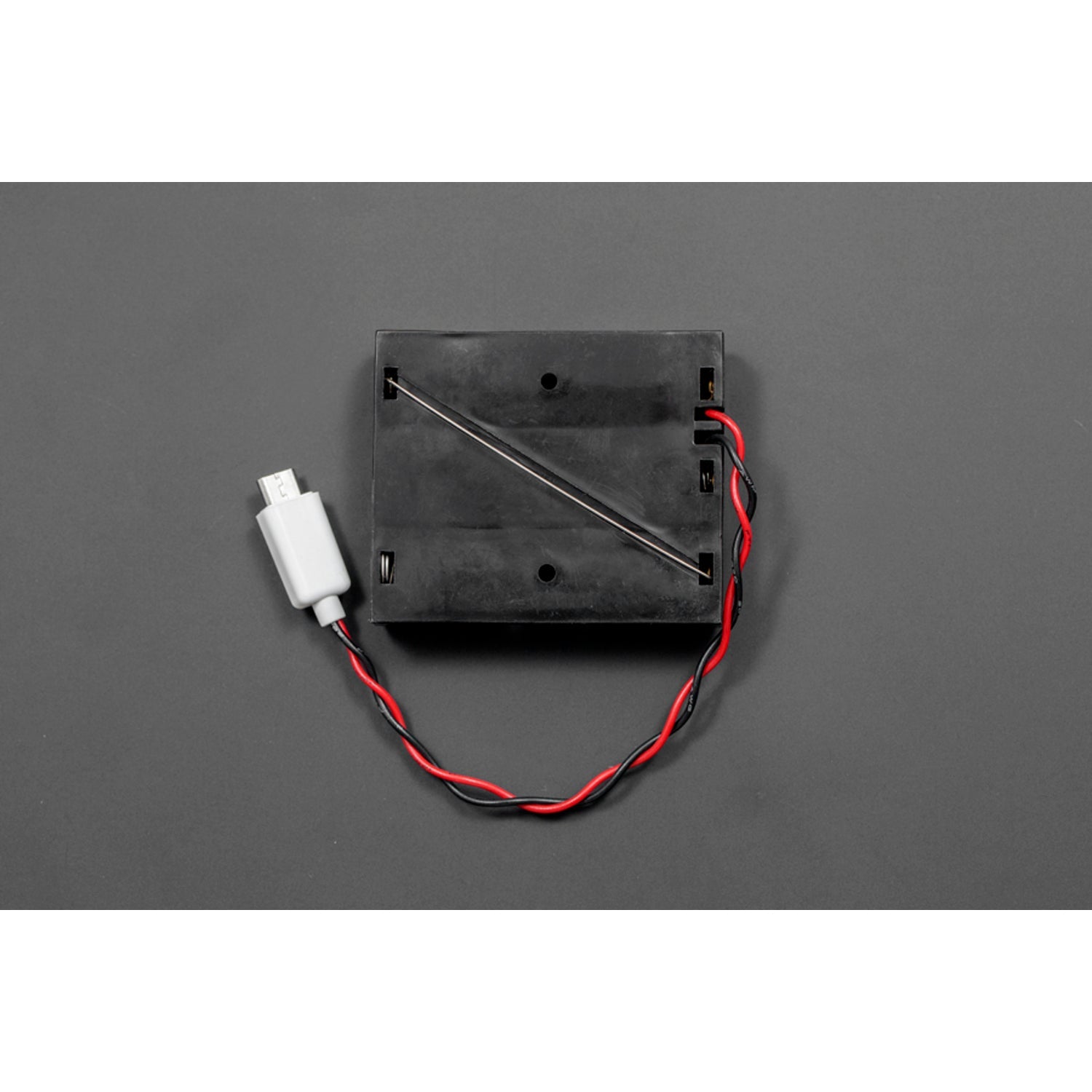 3xAA MicroUSB Rechargeable Battery Holder for Arduino