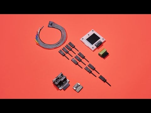 Bus Pirate 5 KF141 Right Angle Quick Connect Adapter for Simplified Sensor Wiring