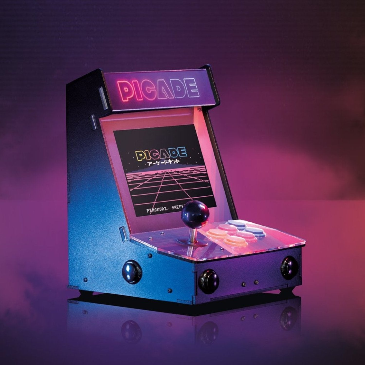 Picade - Compact 8-inch Desktop Retro Arcade Machine Kit