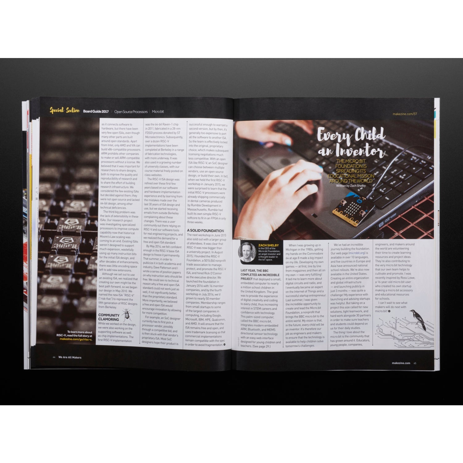 Make Magazine - Volume 57, Autographed by LadyAda Limor Fried