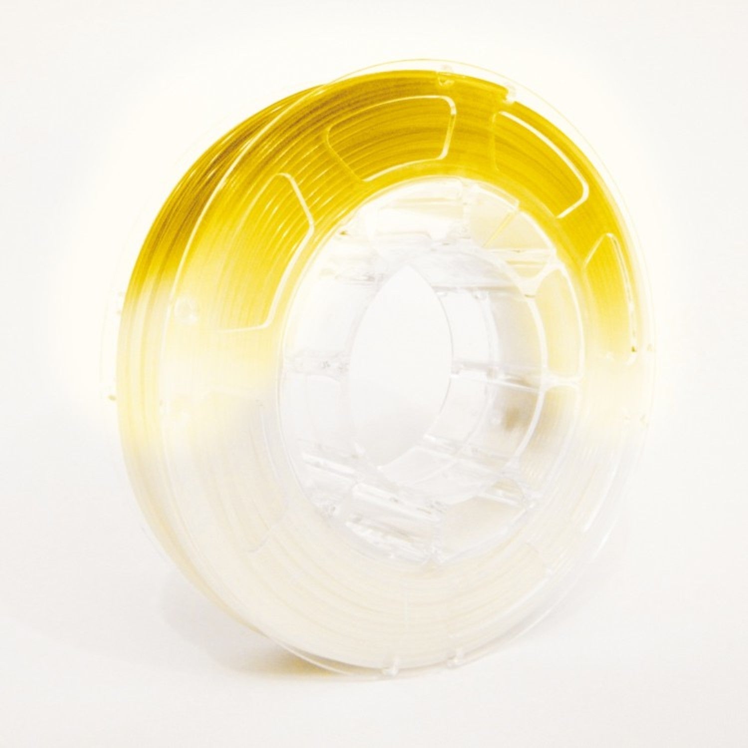3D Printing PLA Filament, 1.75mm, 1Kg Roll with UV Color Change from White to Yellow