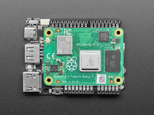 Piunora Lite Compact Carrier Board for Raspberry Pi 4 Compute Module by Diodes Delight
