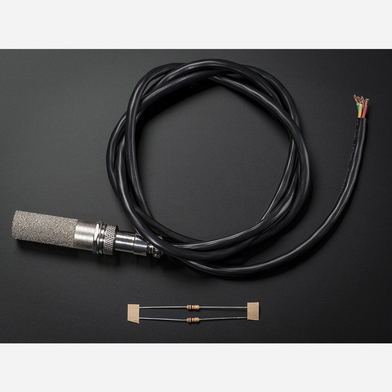 Weatherproof Mesh-Protected SHT10 Temperature and Humidity Sensor