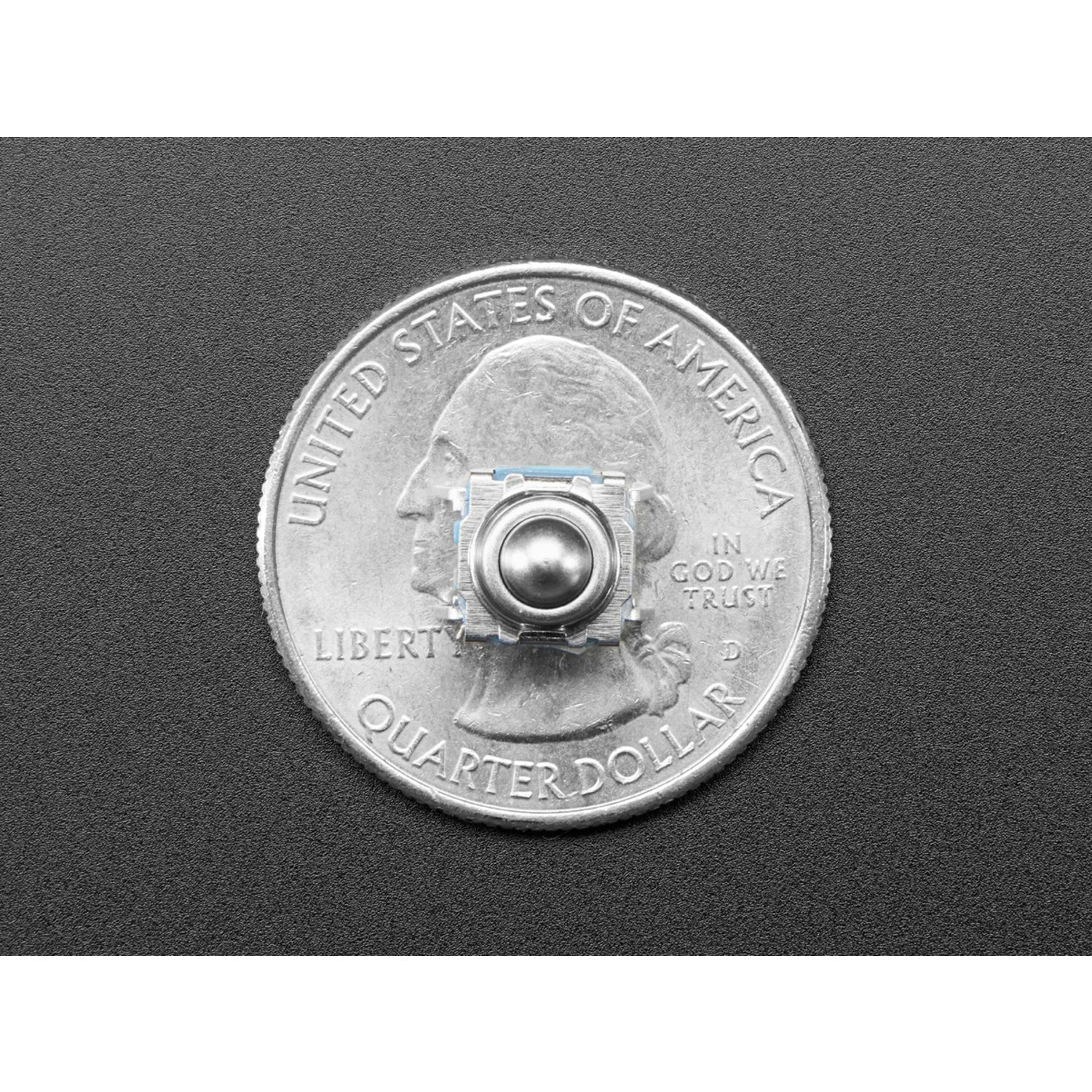 Pack of 10 Industrial-Style 6mm Metal Ball Tactile Buttons