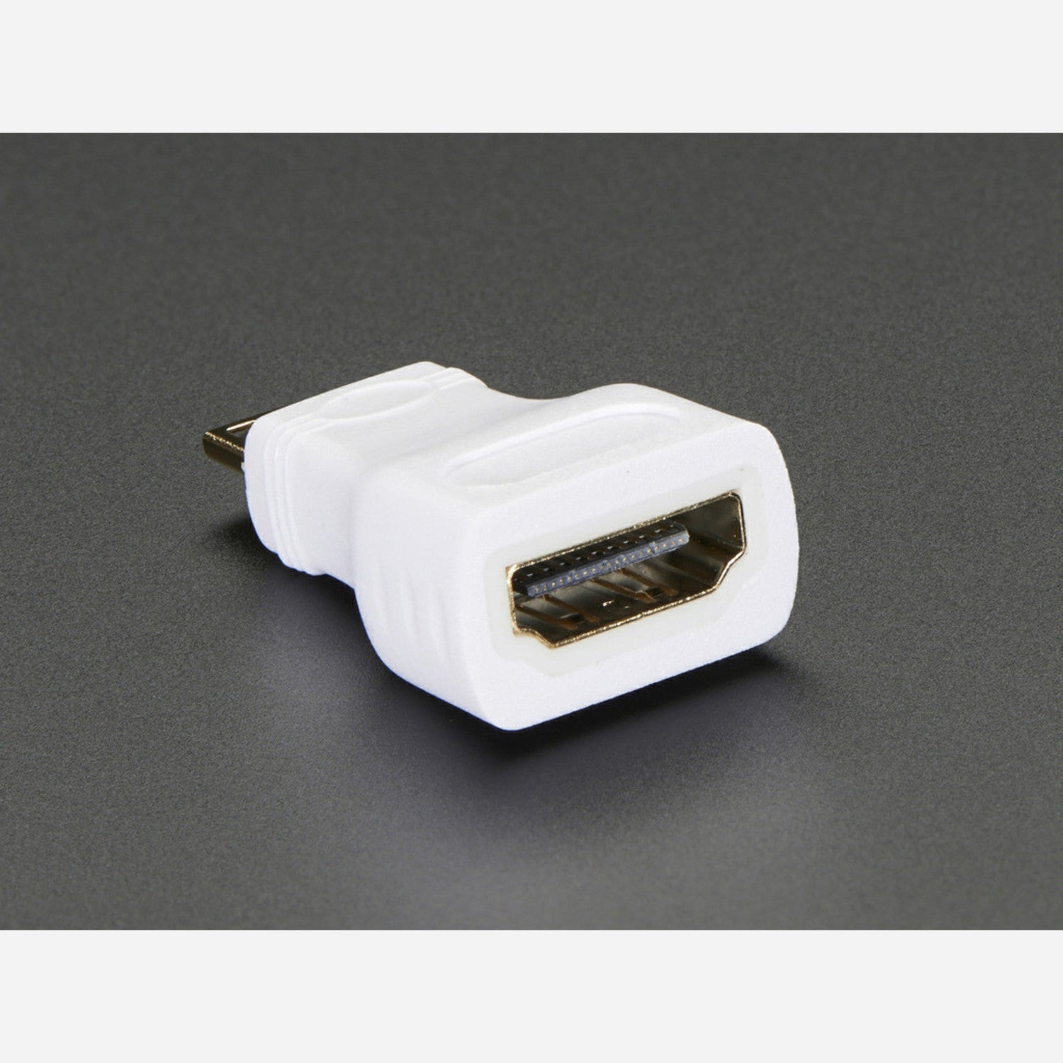 Compact Mini HDMI Plug to Standard HDMI Jack Conversion Adapter
